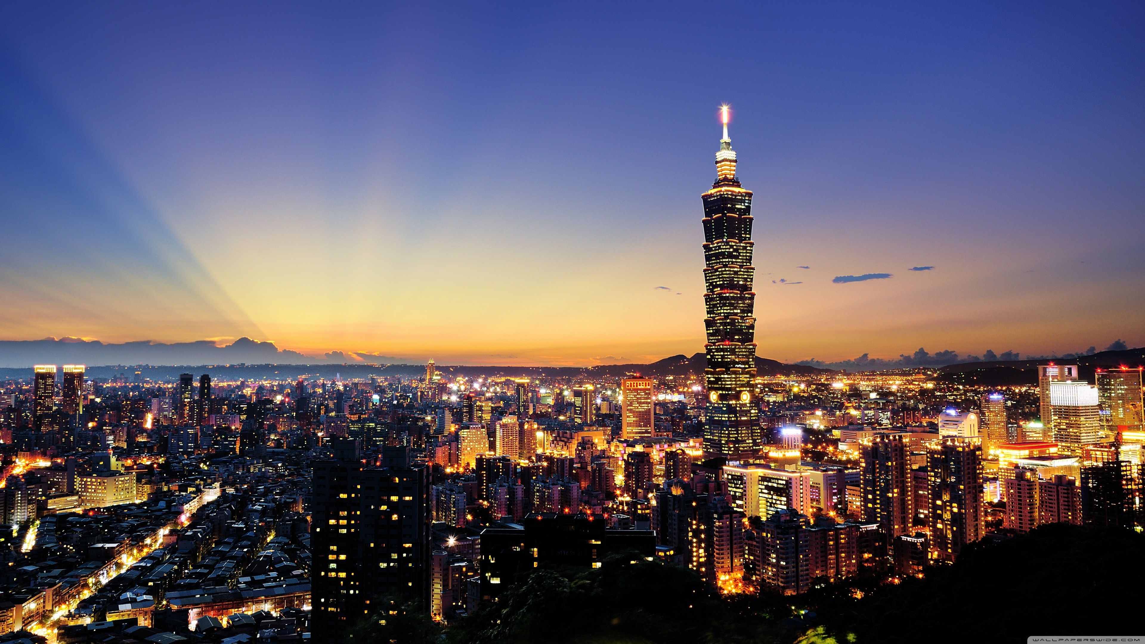 3840x2160 Taipei 101 HD desktop wallpaper, Widescreen, High Definition, Desktop