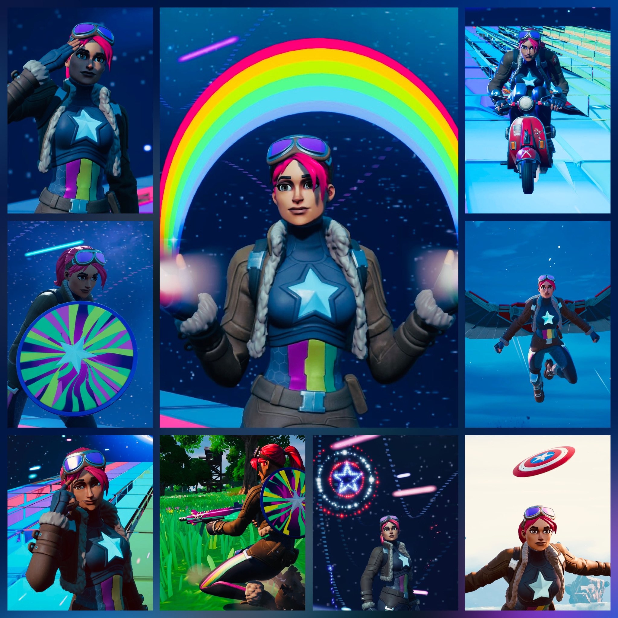 2050x2050 Britestar Fortnite wallpaper, Phone