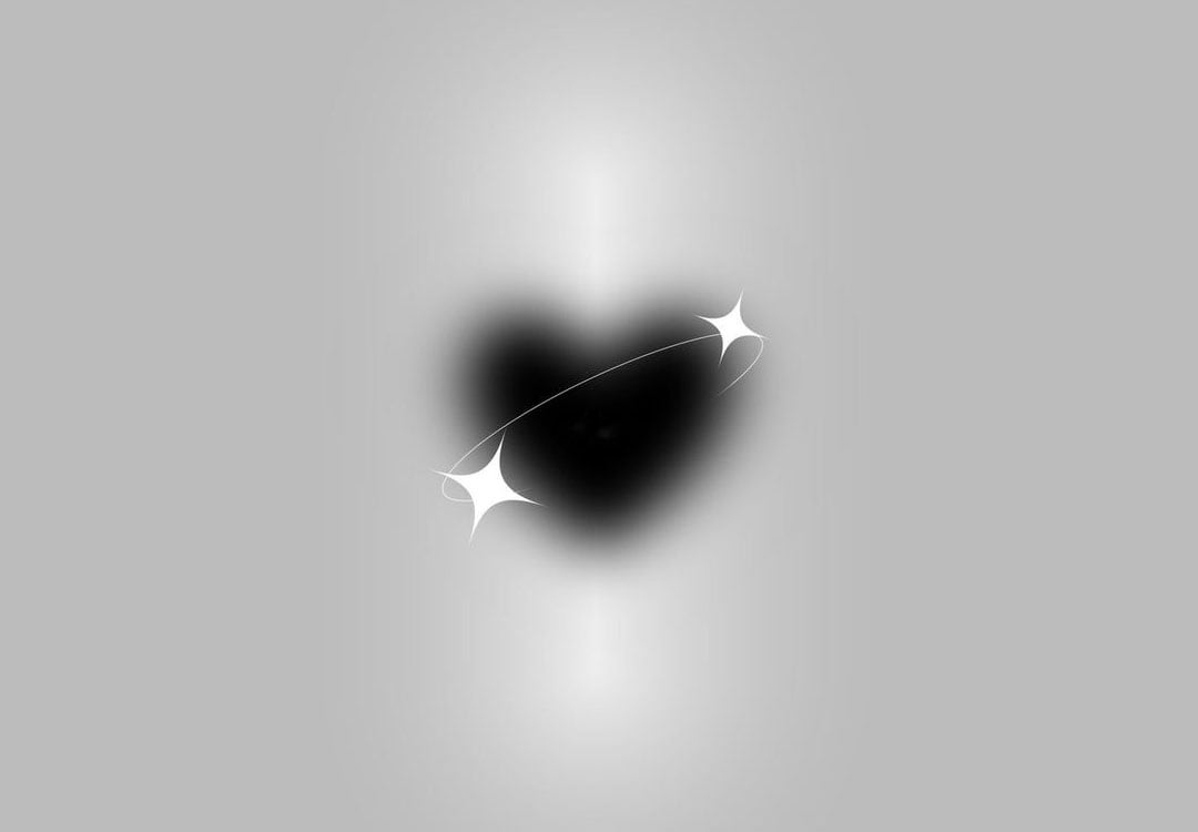 1080x750 Black Heart Aura Wallpaper for Desktop & Laptop Wallpaper, Desktop