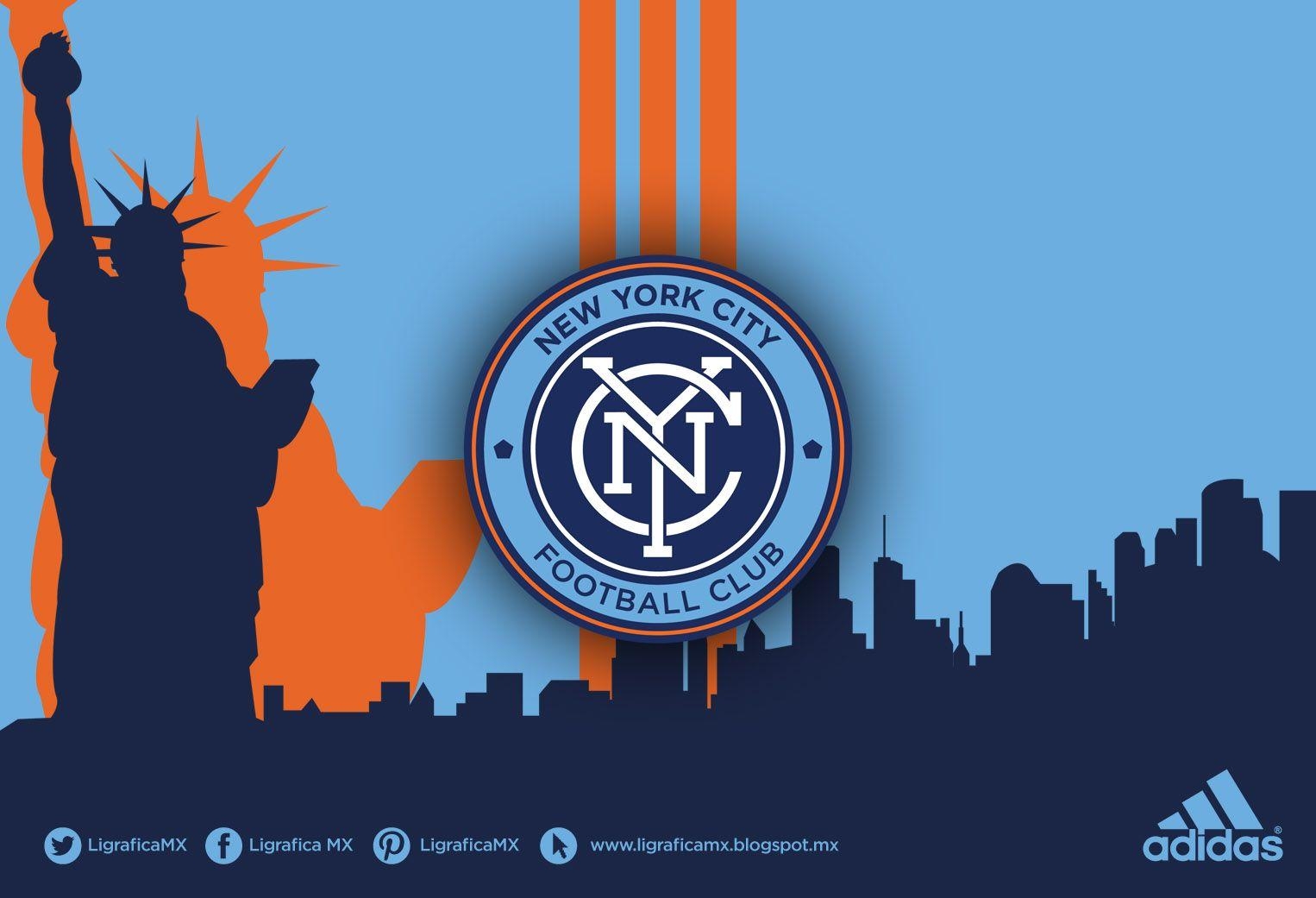 1530x1050 NYCFC #myNYCFC • LigraficaMX 200314CTG League Soccer. This, Desktop
