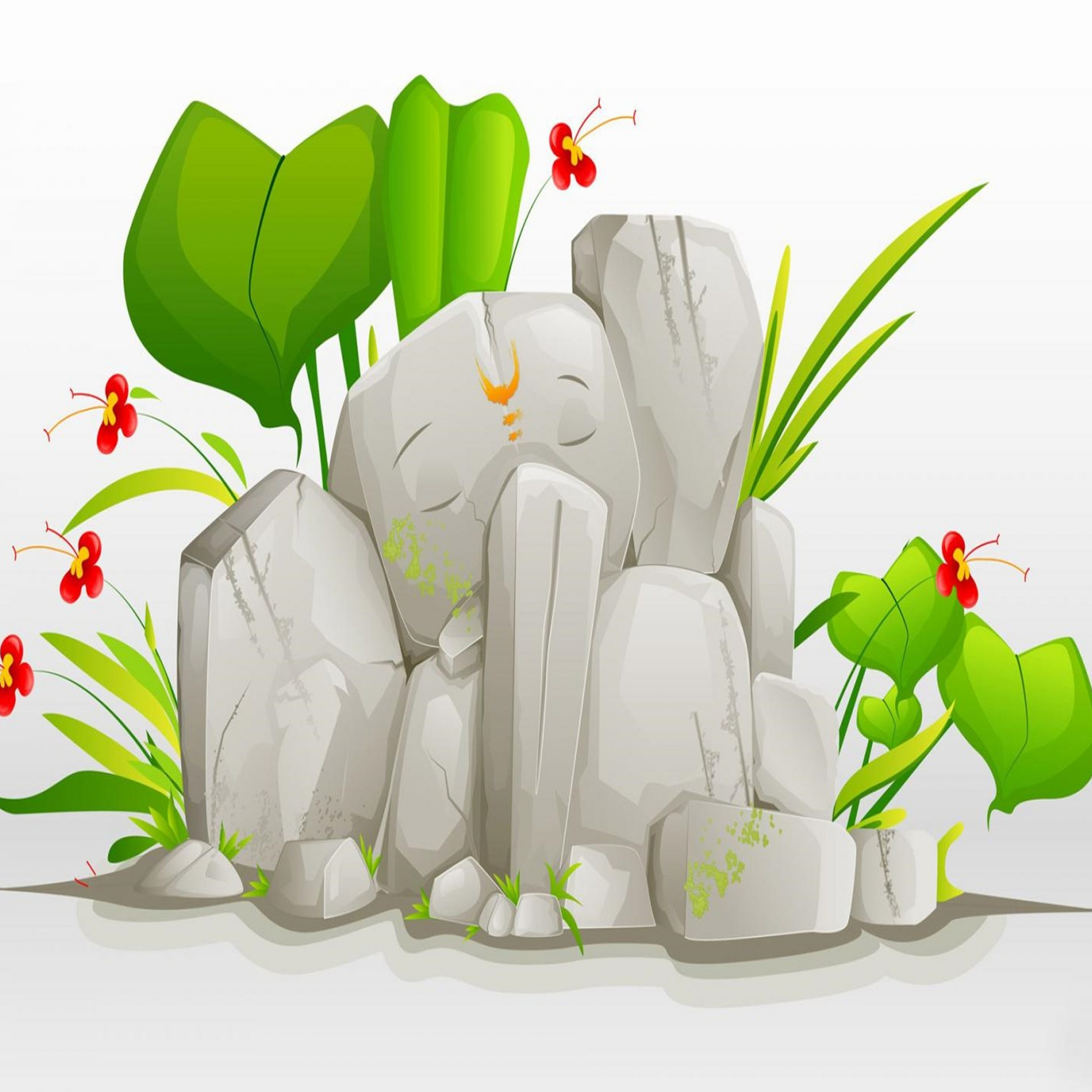 2050x2050 Lord Ganesha Wallpaper Wallpaper, Phone