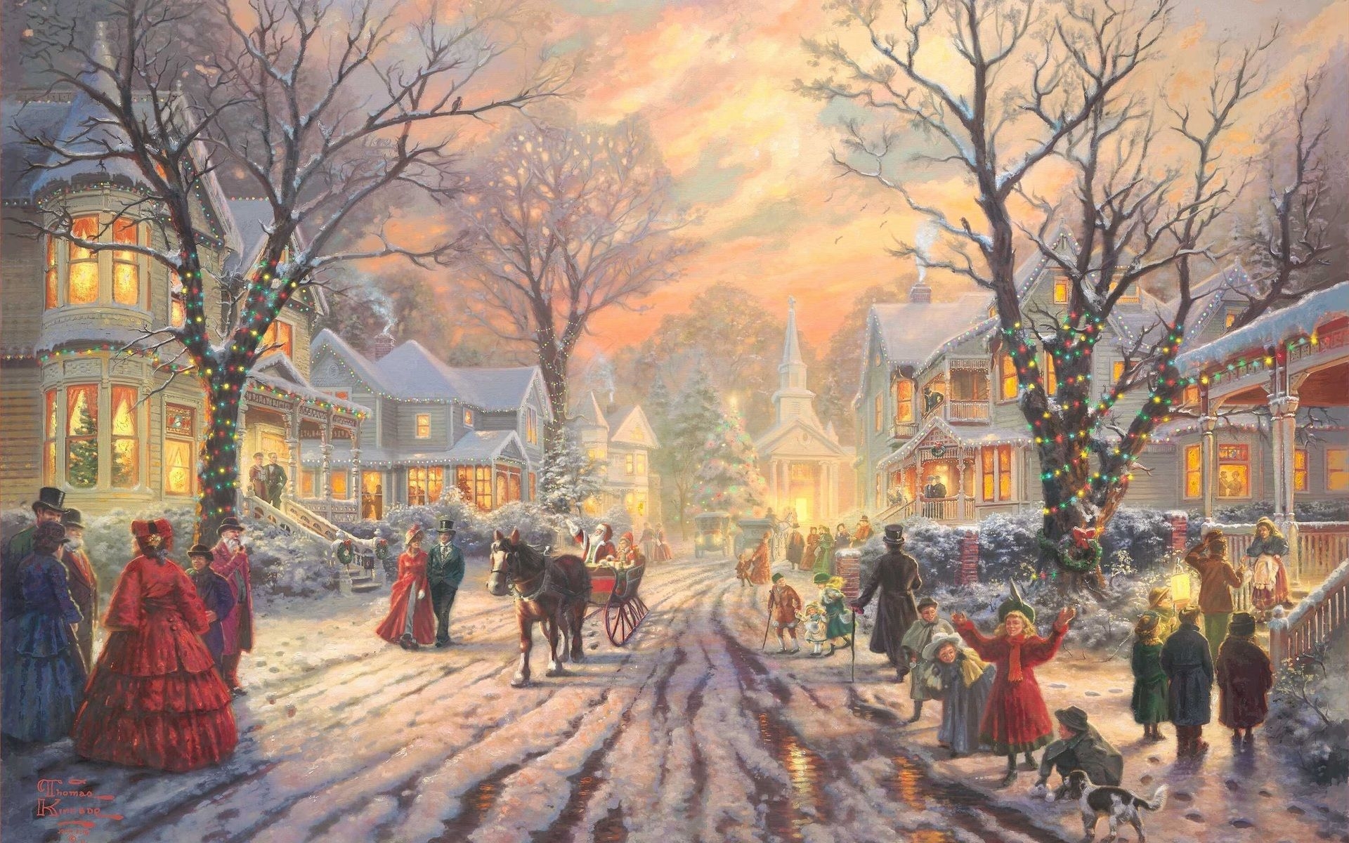 1920x1200 Victorian Christmas Wallpaper Free Victorian Christmas Background, Desktop