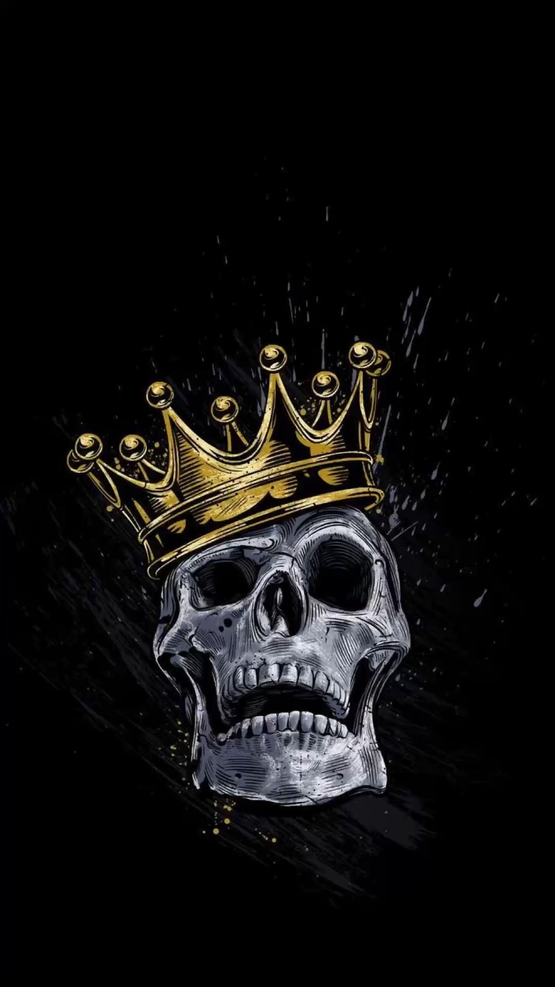 1080x1920 Skull wallpaper. Mustache wallpaper, iPhone wallpaper king, Skull wallpaper, Phone