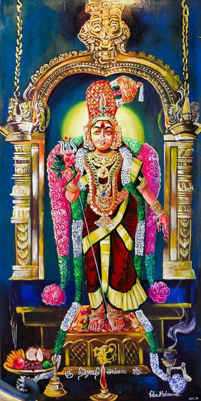 650x1280 Amman- Draupadi Amman. Mythology art, Durga goddess, Indian sculpture, Phone