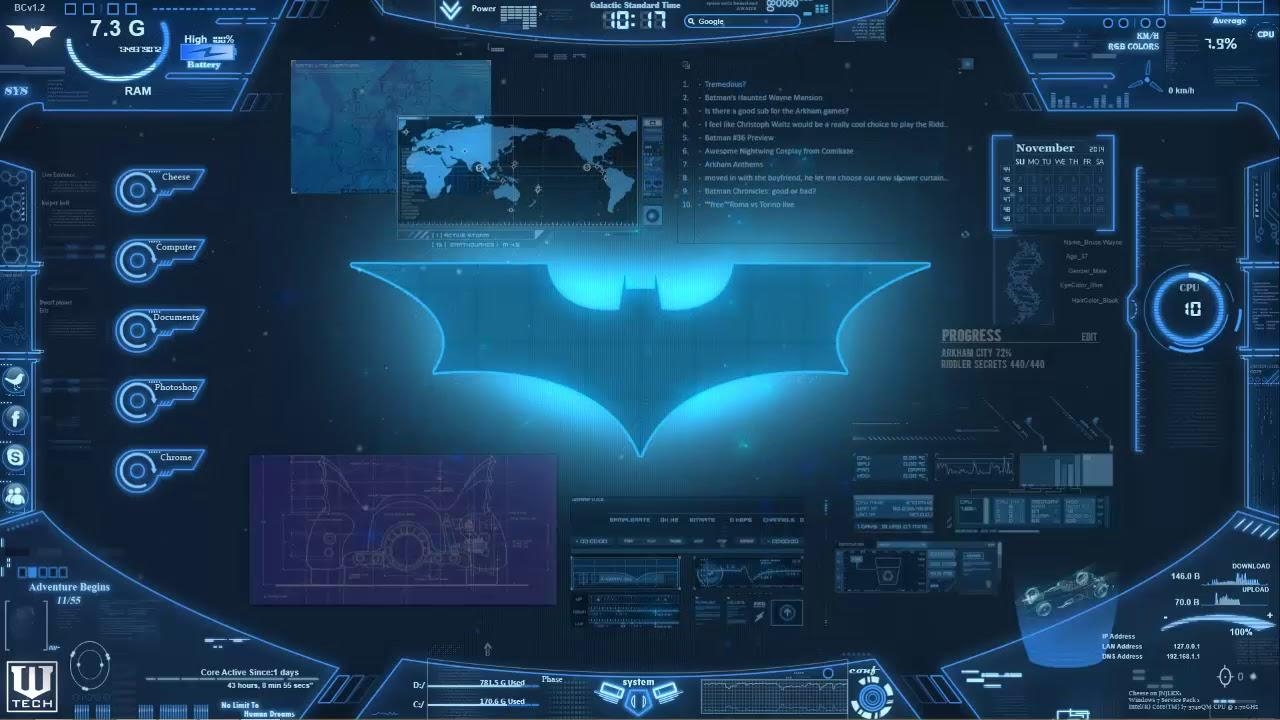 1280x720 Bat Computer Engine / Live Wallpaper, Desktop