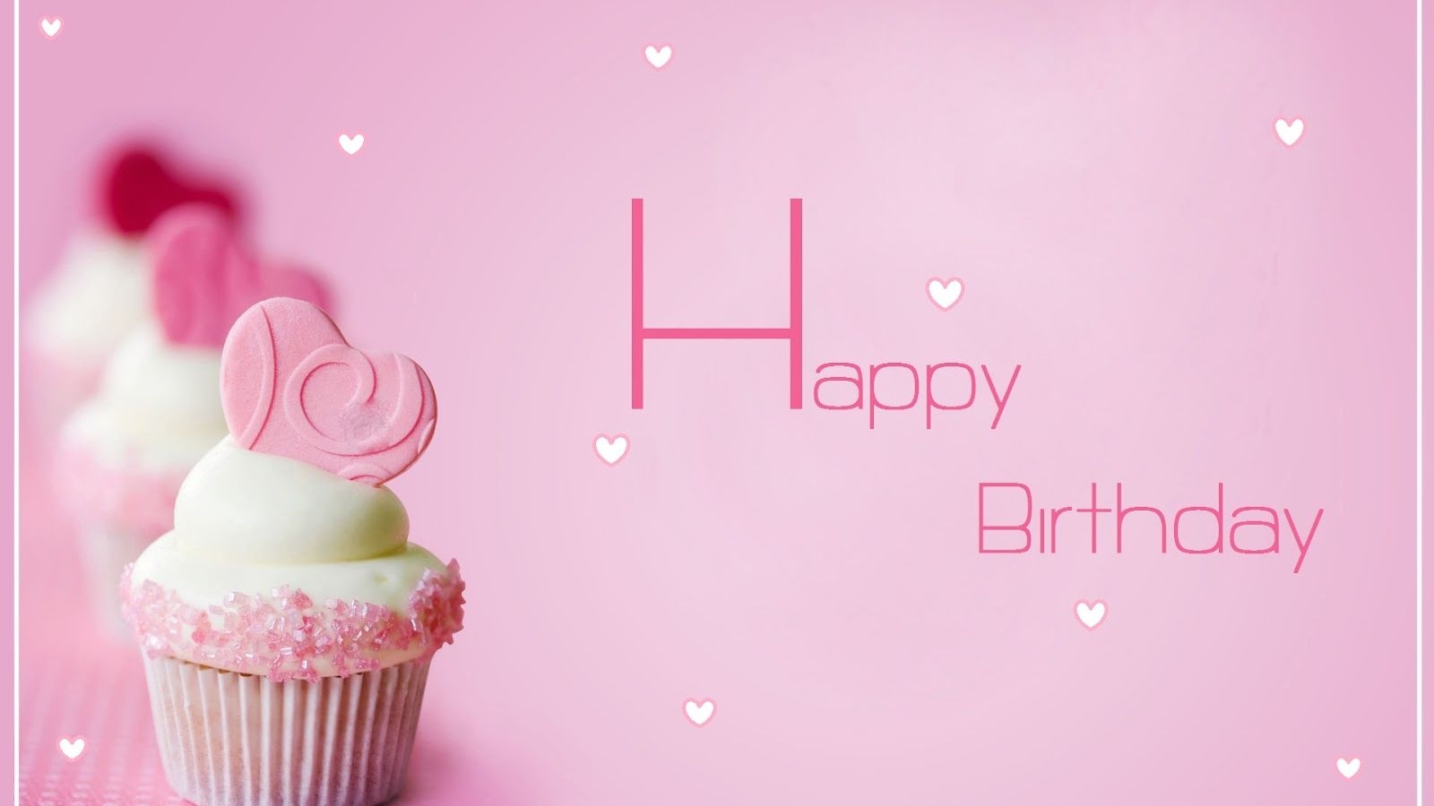 1600x900 Free download Happy birthday pink background with little hearts for girls imagejpg [1600x1000] for your Desktop, Mobile & Tablet. Explore Happy Birthday Cupcake Wallpaper. Happy Birthday Cupcake Wallpaper, Birthday, Desktop