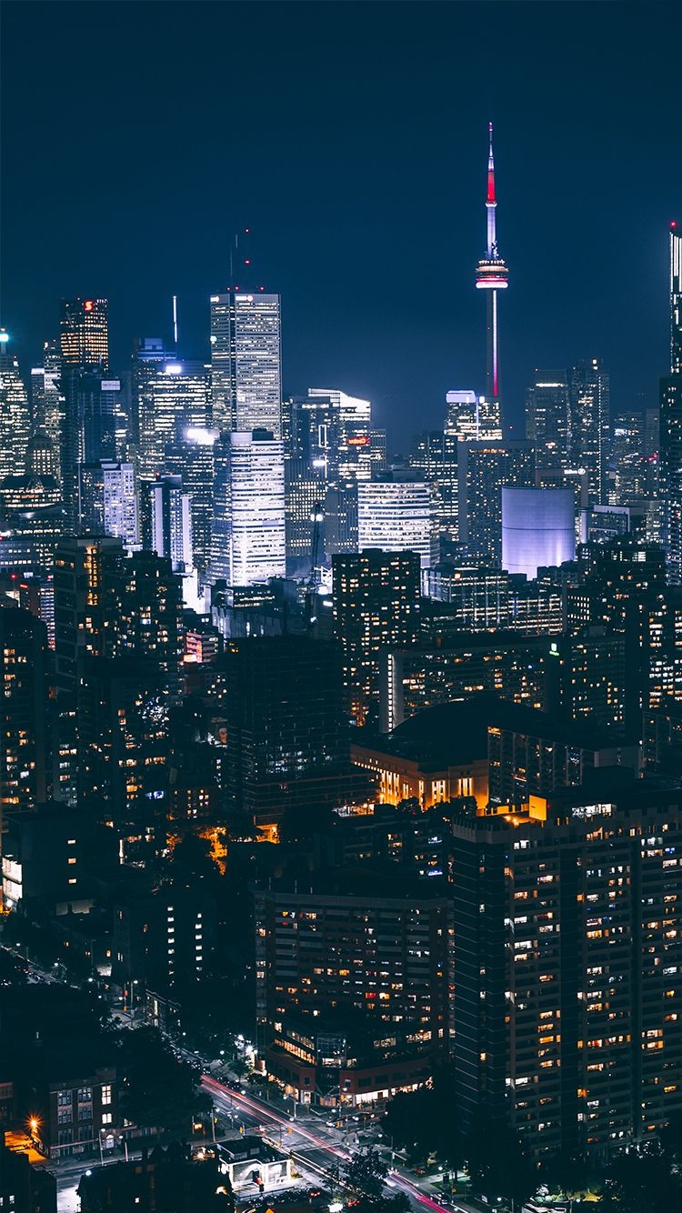 750x1340 iPhone X Wallpaper. Toronto city, Phone
