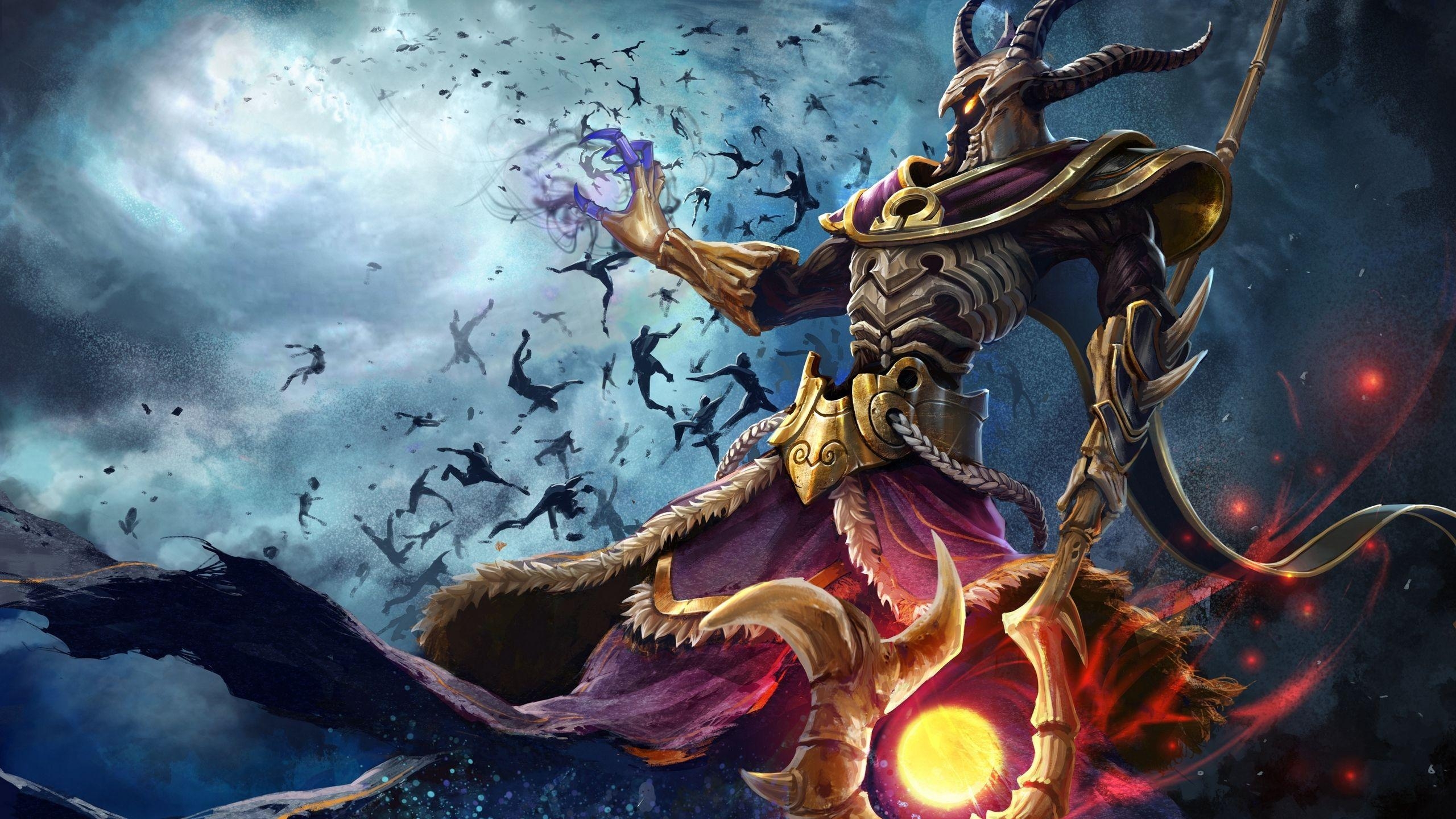 2560x1440 Download Wallpaper  Smite, Hades, Art Mac iMac 27 HD Background, Desktop