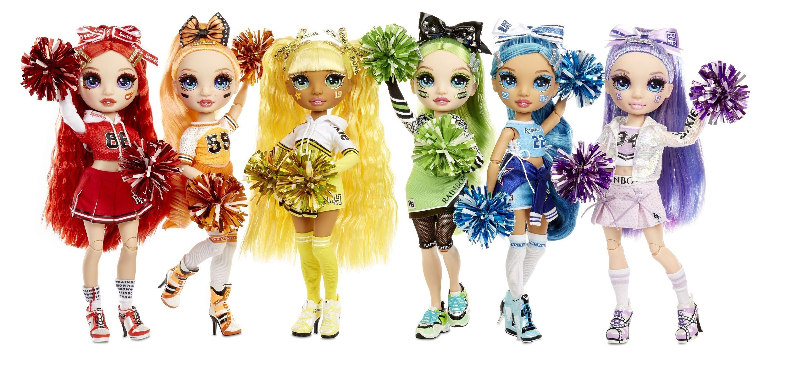 2500x1180 Rainbow High Cheer. Fashion dolls, Dolls, Rainbow, Dual Screen