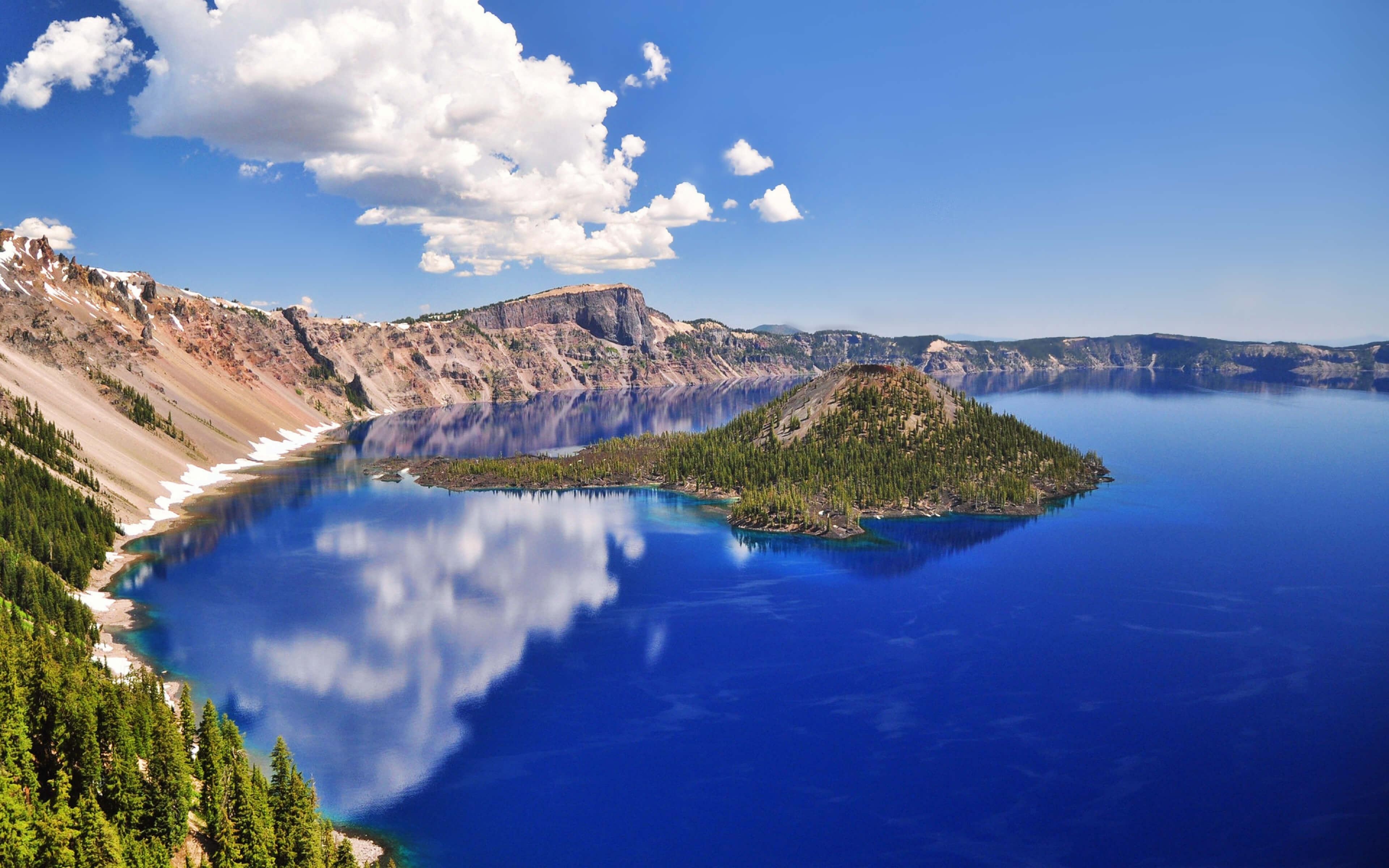 3840x2400 Crater Lake National Park, Oregon, United States UHD 4k Wallpaper, Desktop