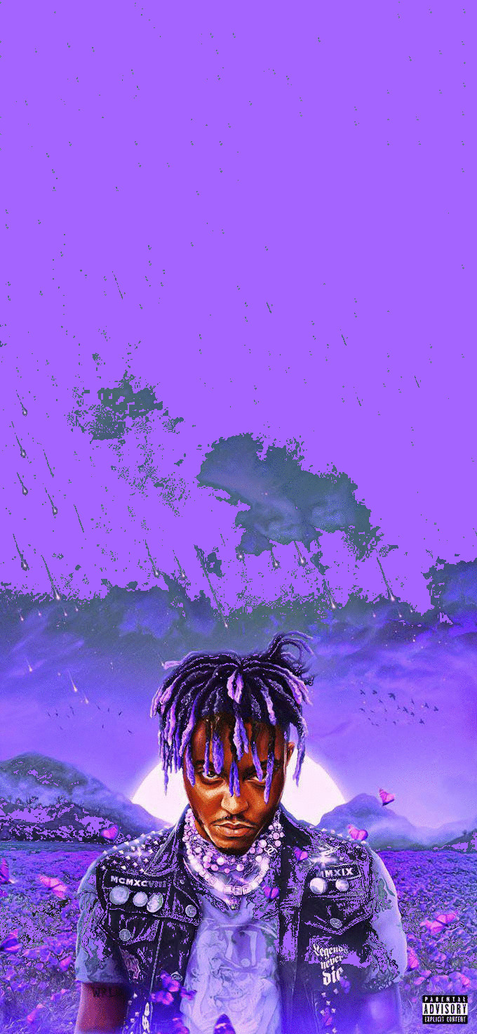 680x1480 Legends never die purple filter wallpaper, Phone