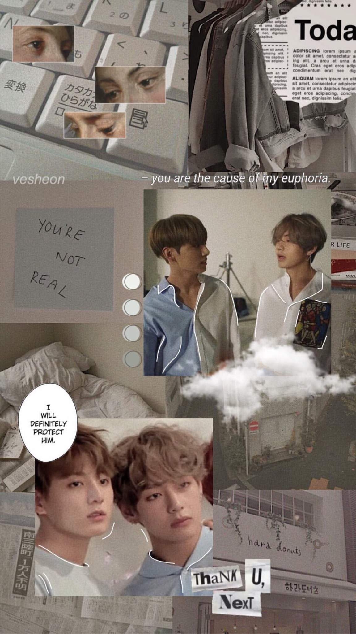 1160x2050 taekook wallpaper. ARMY Aesthetics Amino, Phone