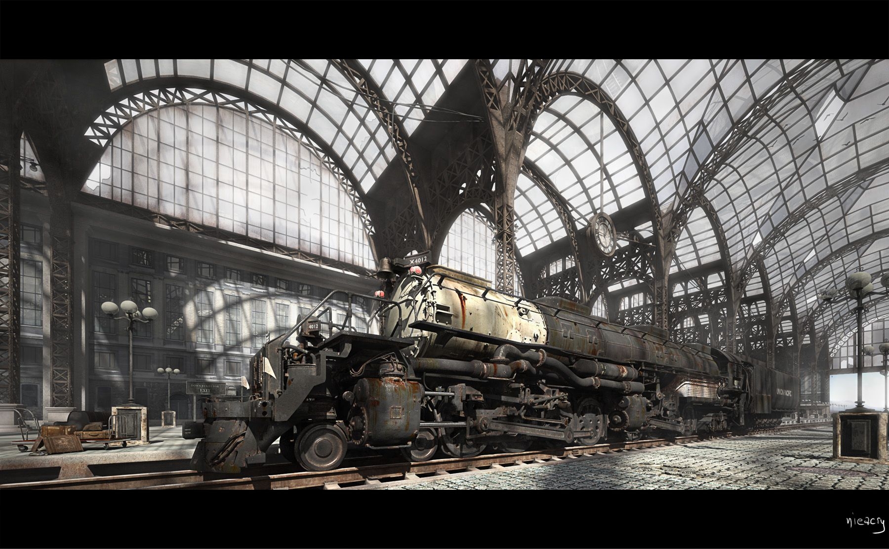 1800x1120 Big Boy Locomotive Wallpaper, Desktop