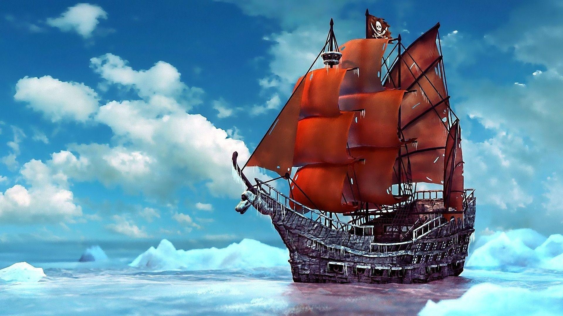 1920x1080 Pirate Ships Wallpaper, City & Travel Wallpaper, HD phone, Desktop