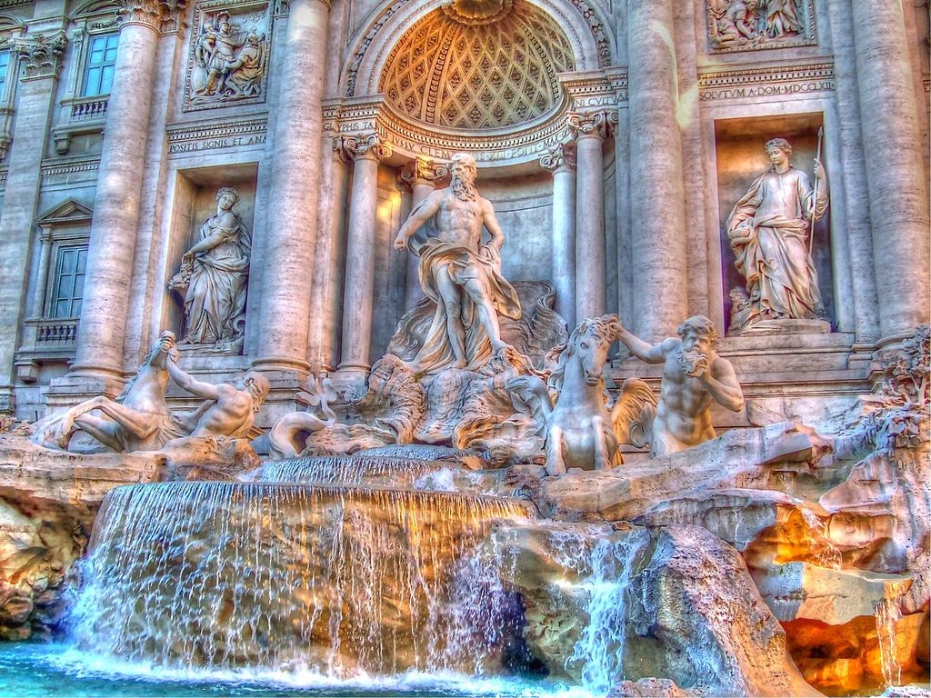 1030x770 Trevi Fountain Wallpaper 28 X 768, Desktop