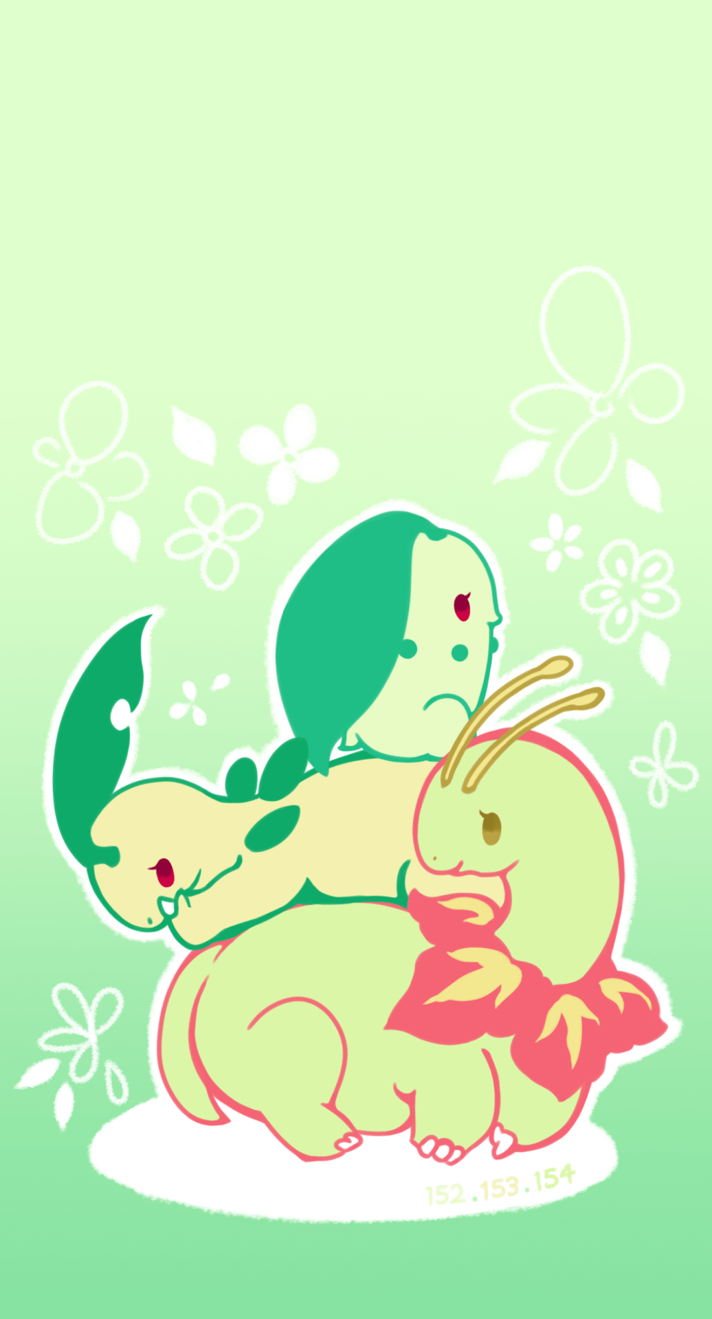 1040x1920 Meganium!. Pokémon, Phone