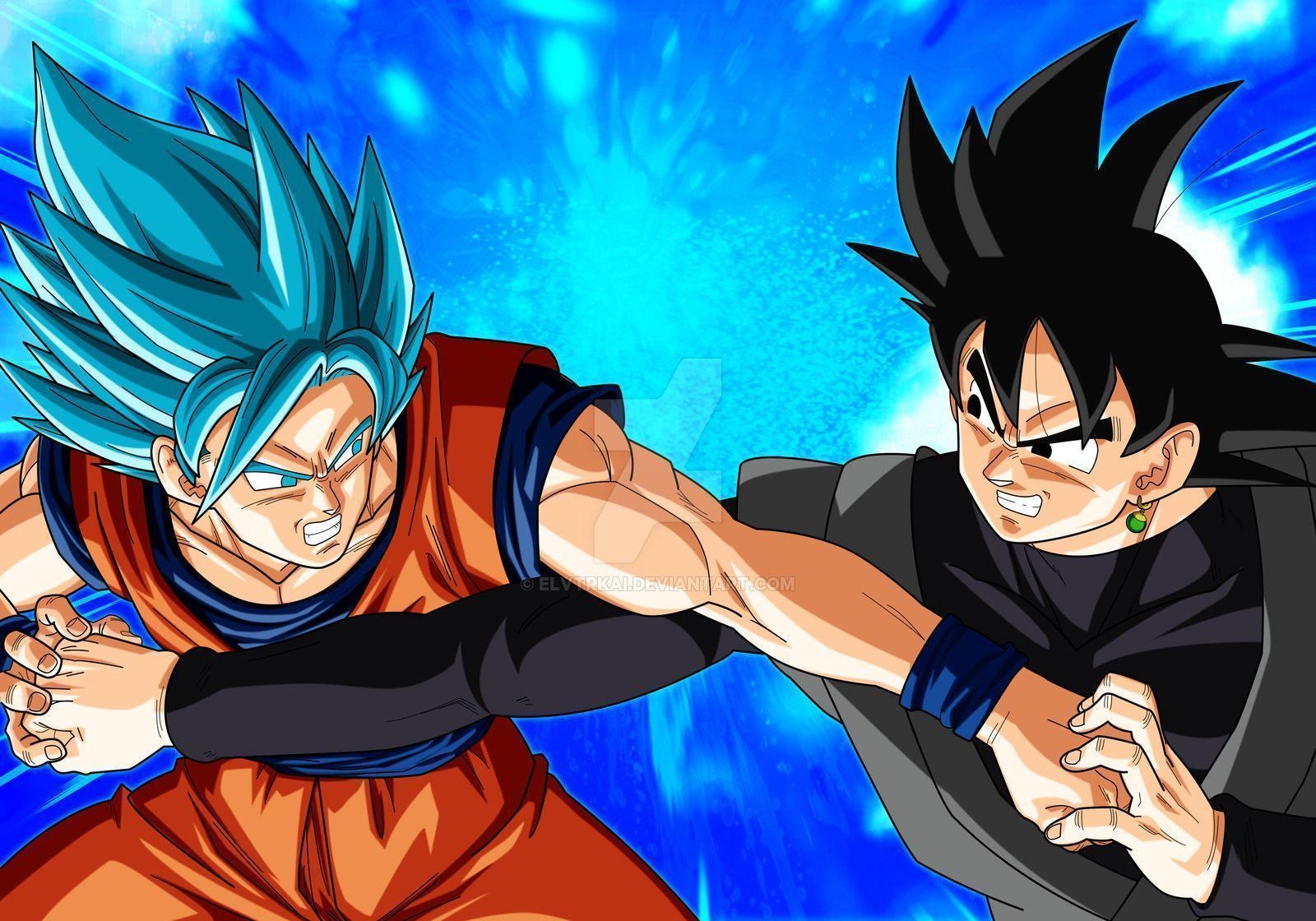 1600x1120 Black Goku Versus Goku New Wallpaper Wallpaper Themes, Desktop