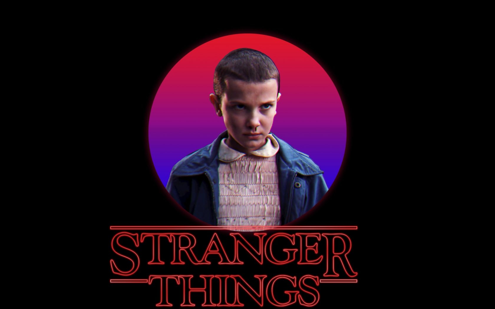 1680x1050 Free download Millie Bobby Brown As Eleven In Stranger Things Logo Full [7680x4320] for your Desktop, Mobile & Tablet. Explore Stranger Things Eleven Wallpaper. Stranger Things Eleven Wallpaper, Stranger, Desktop