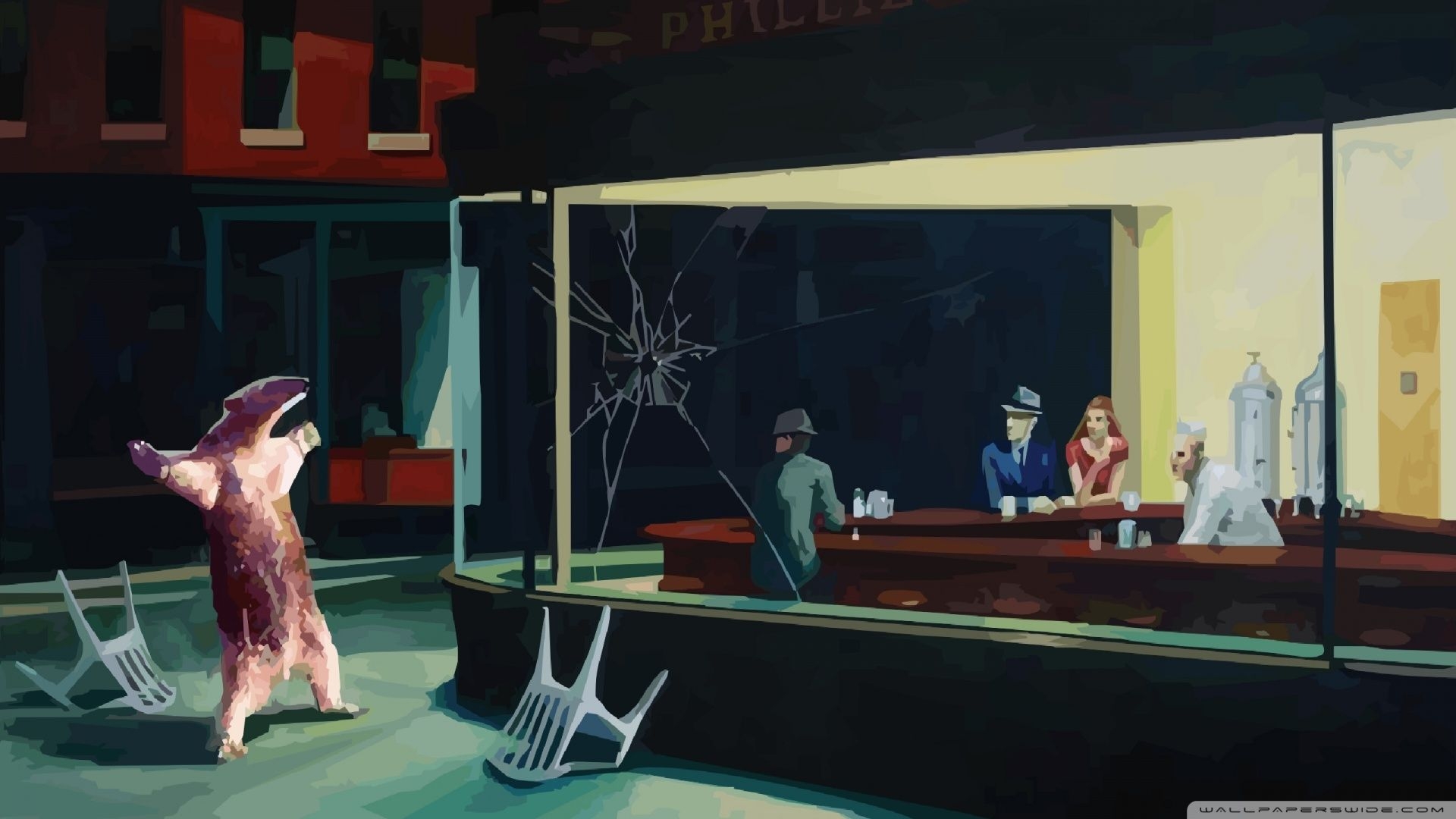 1920x1080 Download Funny Nighthawks Wallpaper, Desktop