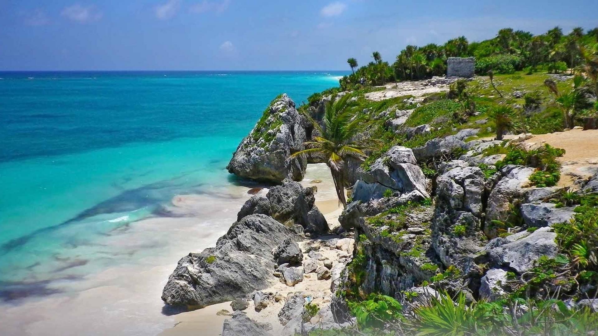 1920x1080 Mexico sian tulum beaches green wallpaper, Desktop