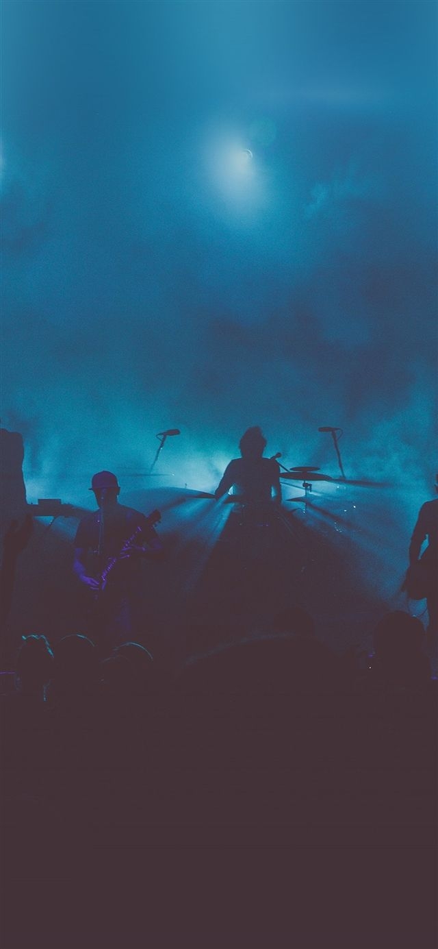 640x1390 Concert rock blue music iPhone X Wallpaper Free Download, Phone