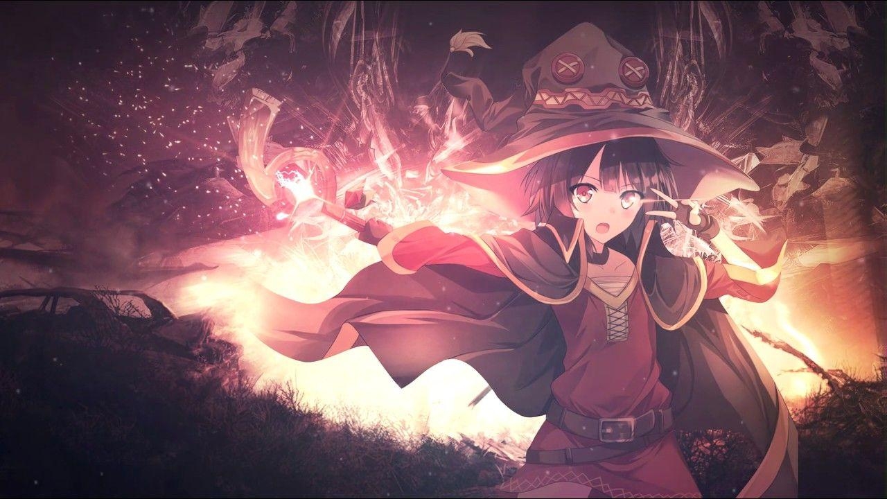 1280x720 Megumin Animated HD Wallpaper 60fps 1080p, Desktop