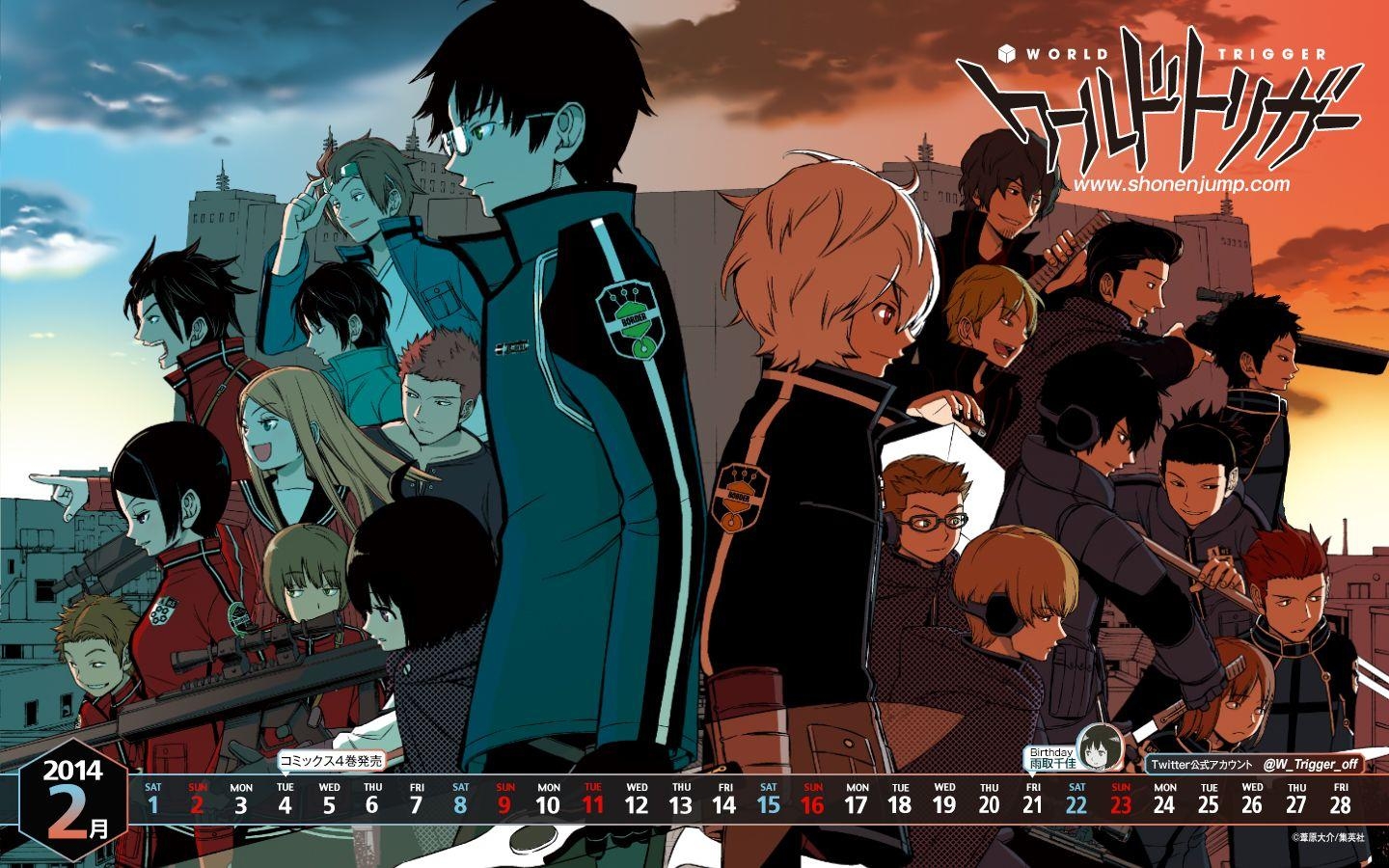 1440x900 World Trigger. أنمي القمة Animealqemmah, Desktop