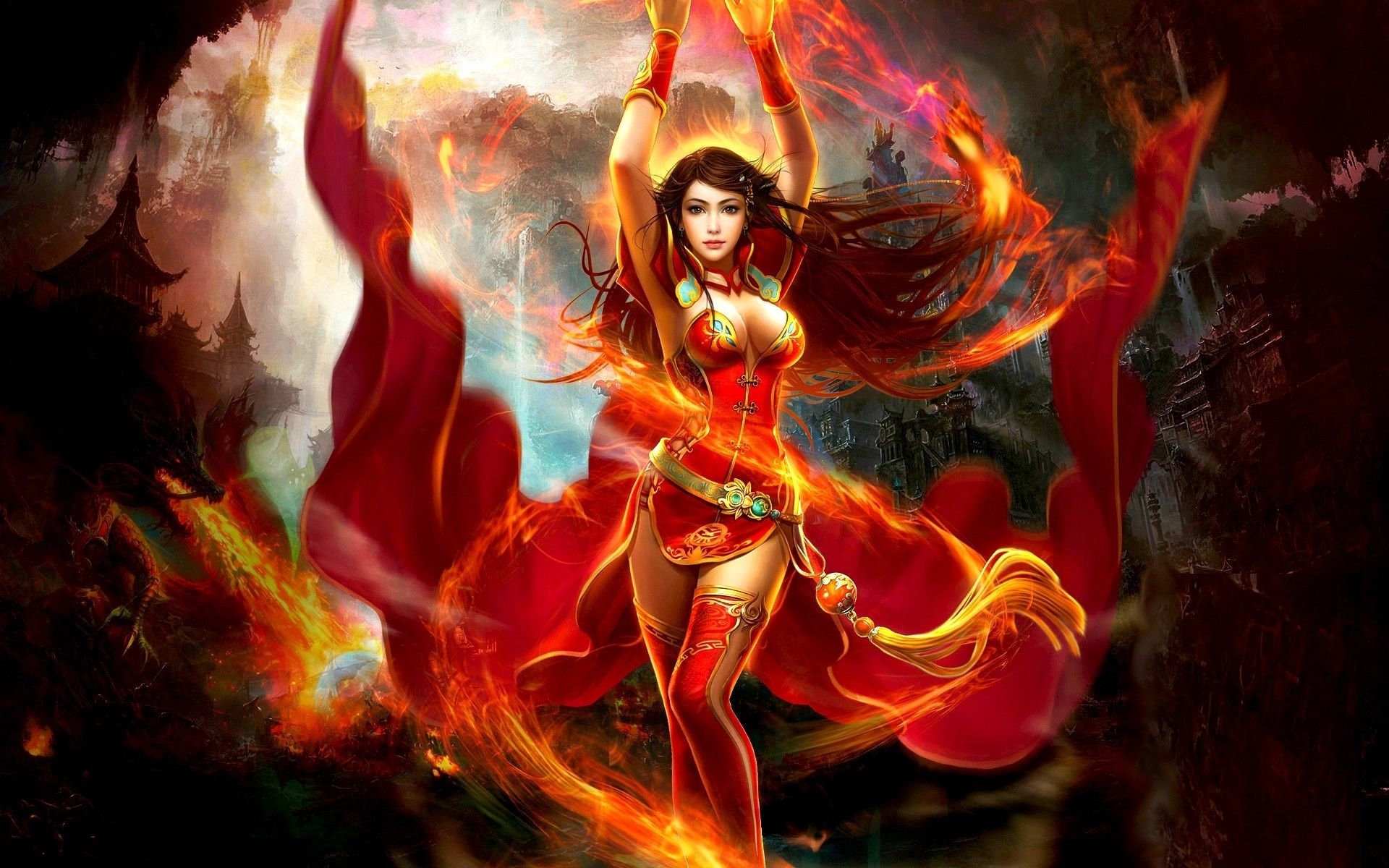 1920x1200 Fire Elemental Wallpaper, Picture, Image, Desktop