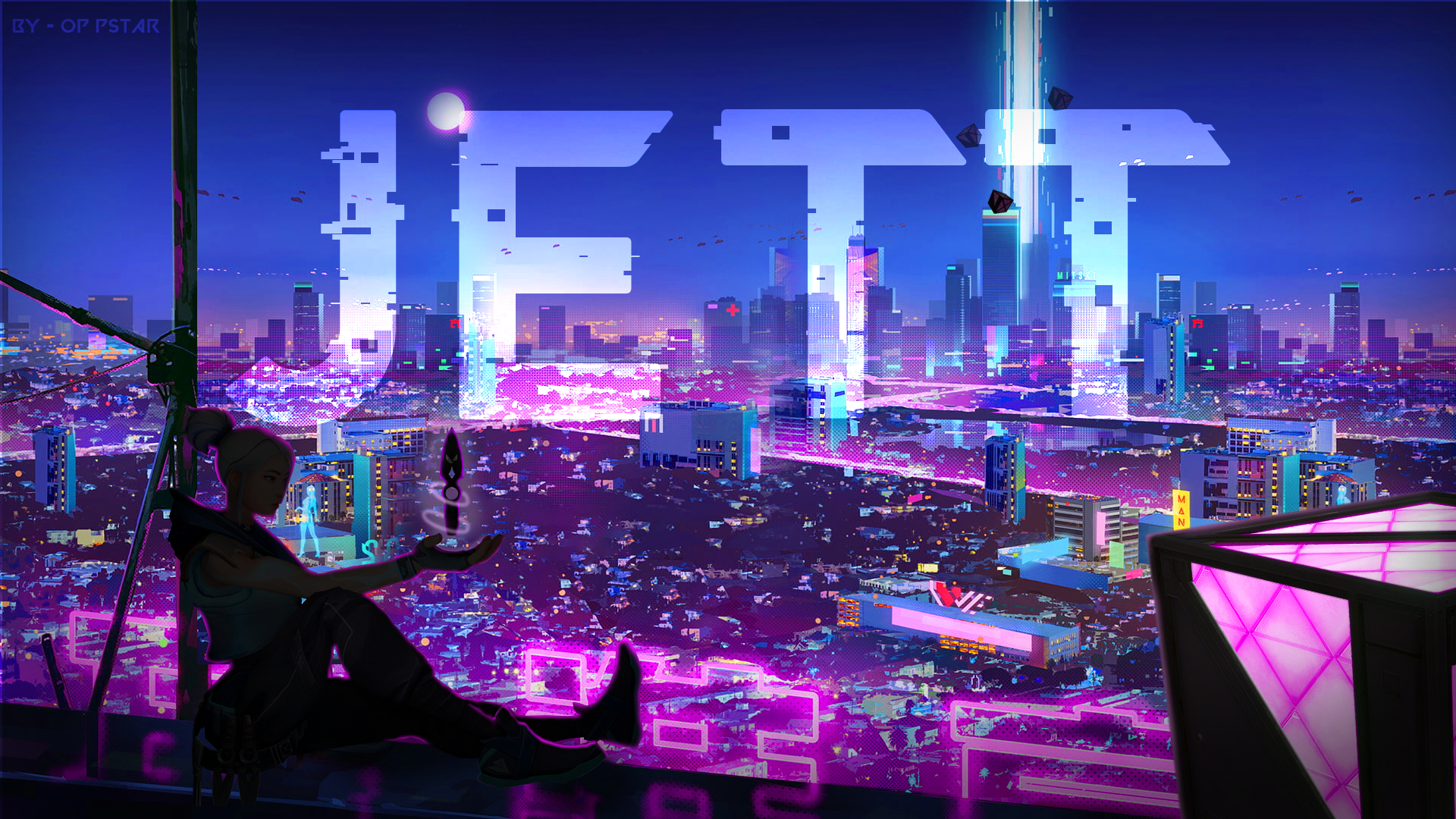 1920x1080 Just A New Glitchpop Lofi Wallpaper For Jett Main's In Valorant Fam <3: VALORANT, Desktop