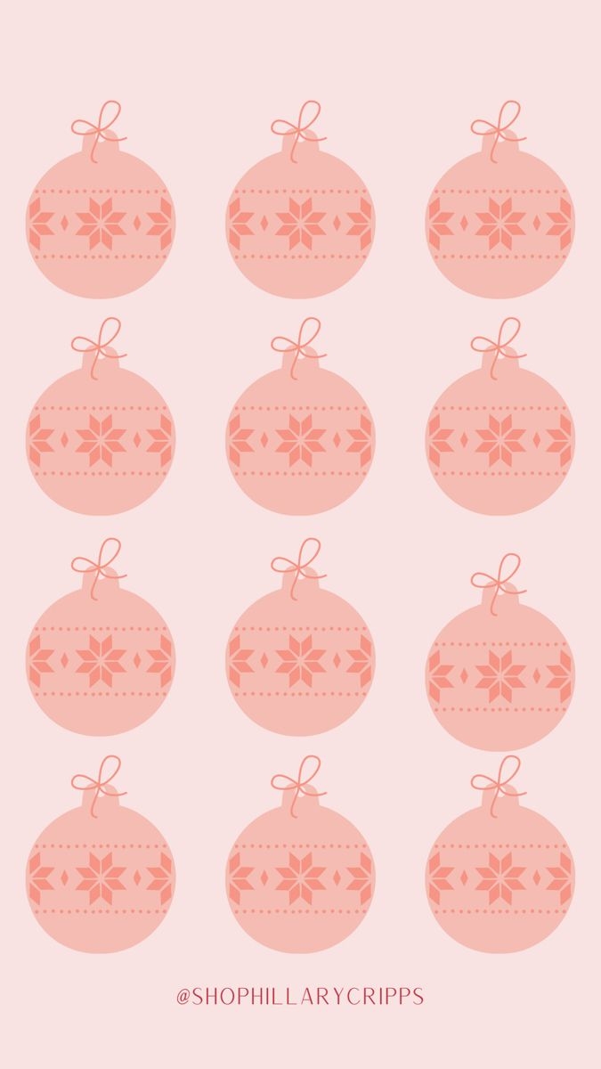 680x1200 Christmas iPhone Wallpaper. Pink christmas ornaments, Christmas phone wallpaper, Pink christmas, Phone