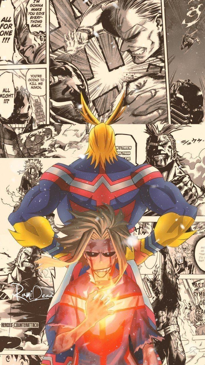 720x1280 Boku no hero academia.. All Might. Boku no Hero Academia, Phone