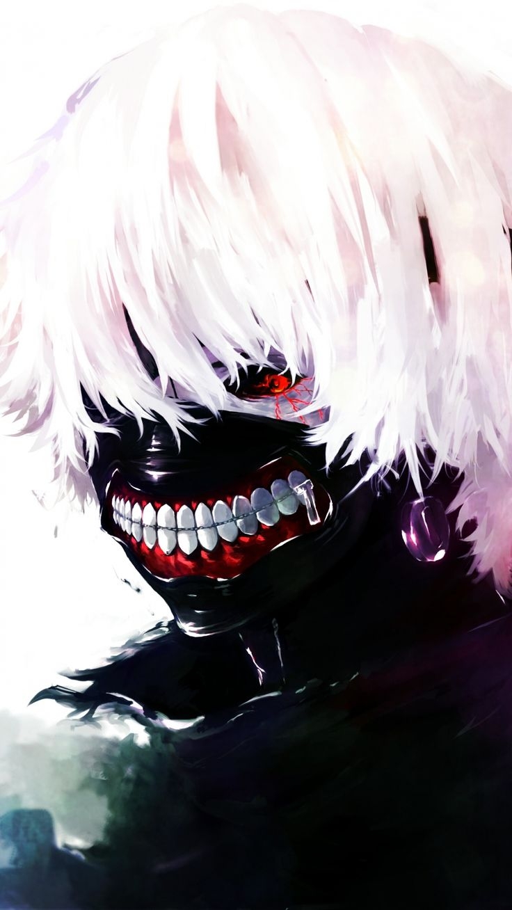 740x1310 Tokyo Ghoul Kaneki Ken Man Mask Red, Phone