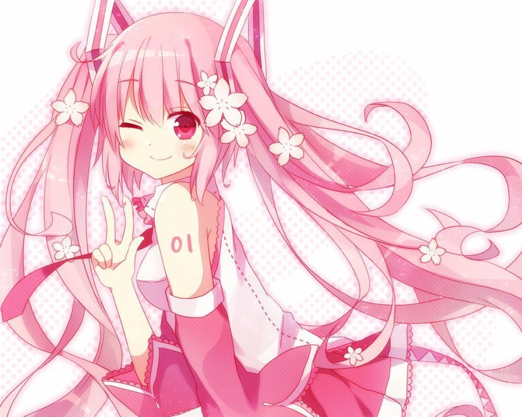 1030x830 Sakura Miku Wallpaper, Desktop