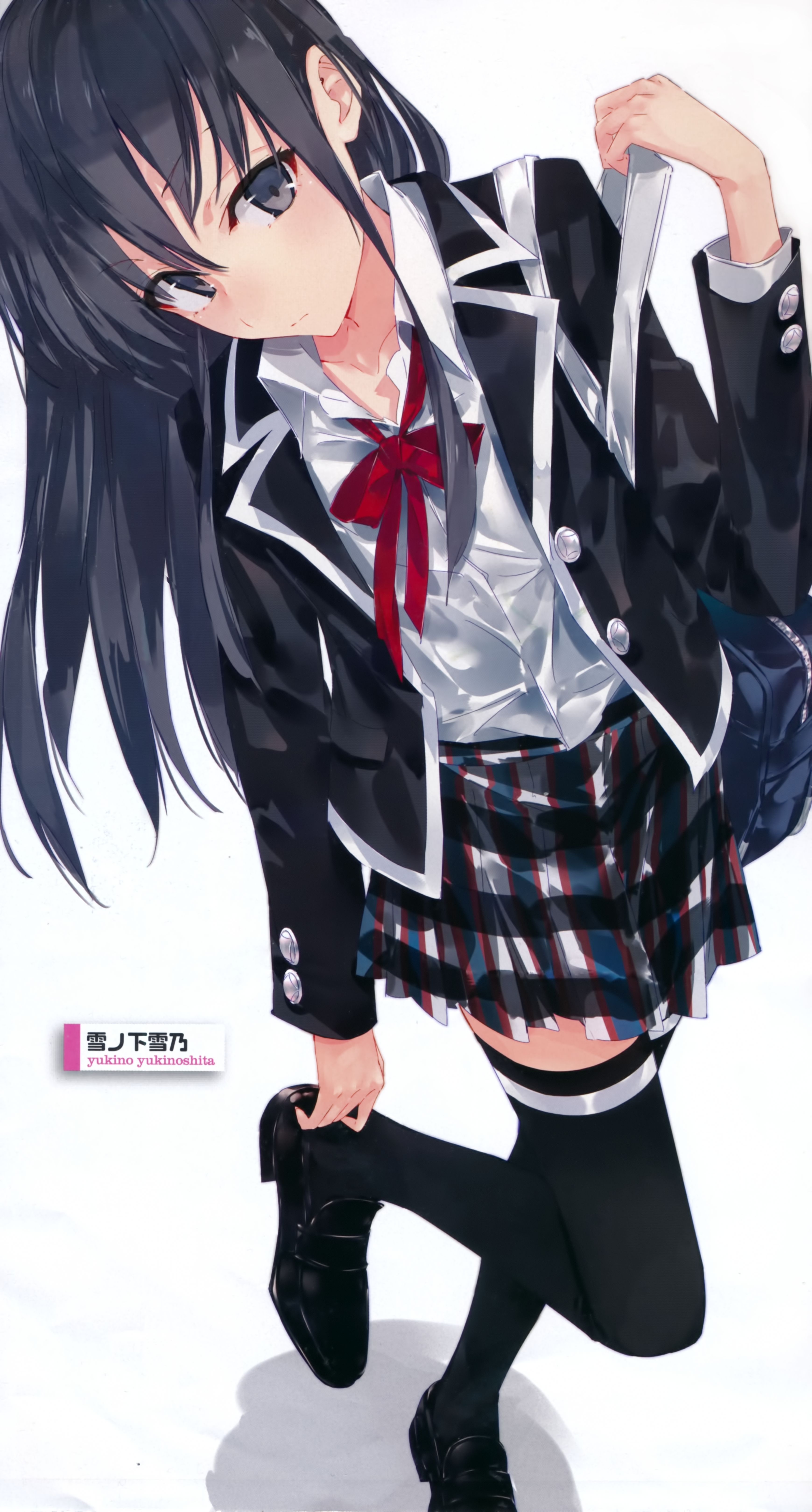3480x6480 Yukinoshita Yukino Ore no Seishun Love Come wa Machigatteiru Anime Image Board, Phone