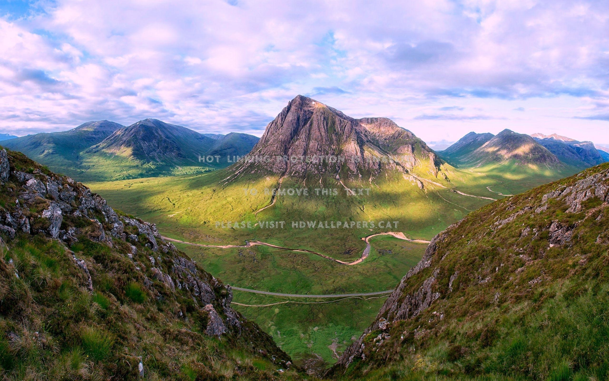 2560x1600 the big boochle highlands scotland valley, Desktop