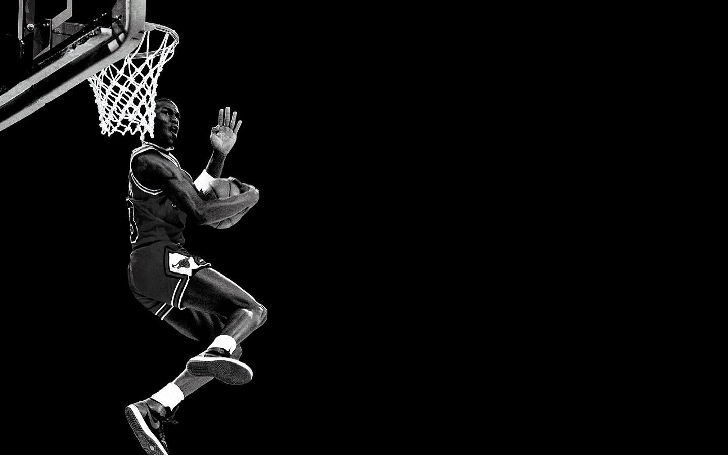 1440x900 NBA, Michael Jordan, Basketball, Slam Dunk, Chicago Bulls, Desktop