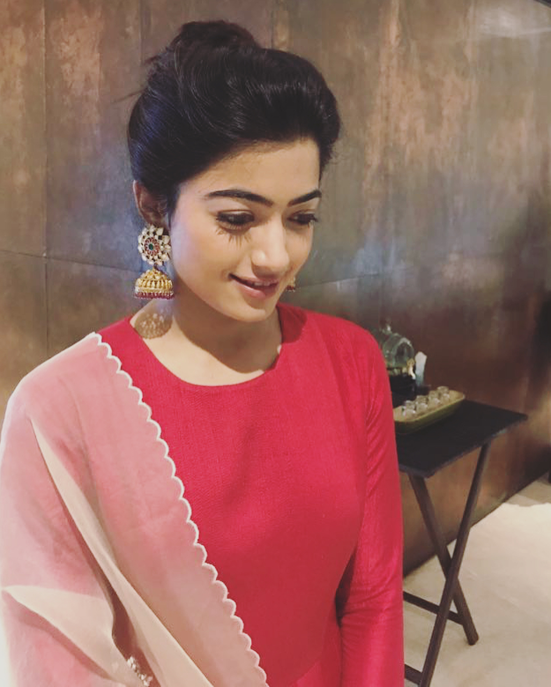 1080x1350 Rashmika Mandanna New Latest HD Photo. Chalo, Geetha Govindam, Phone