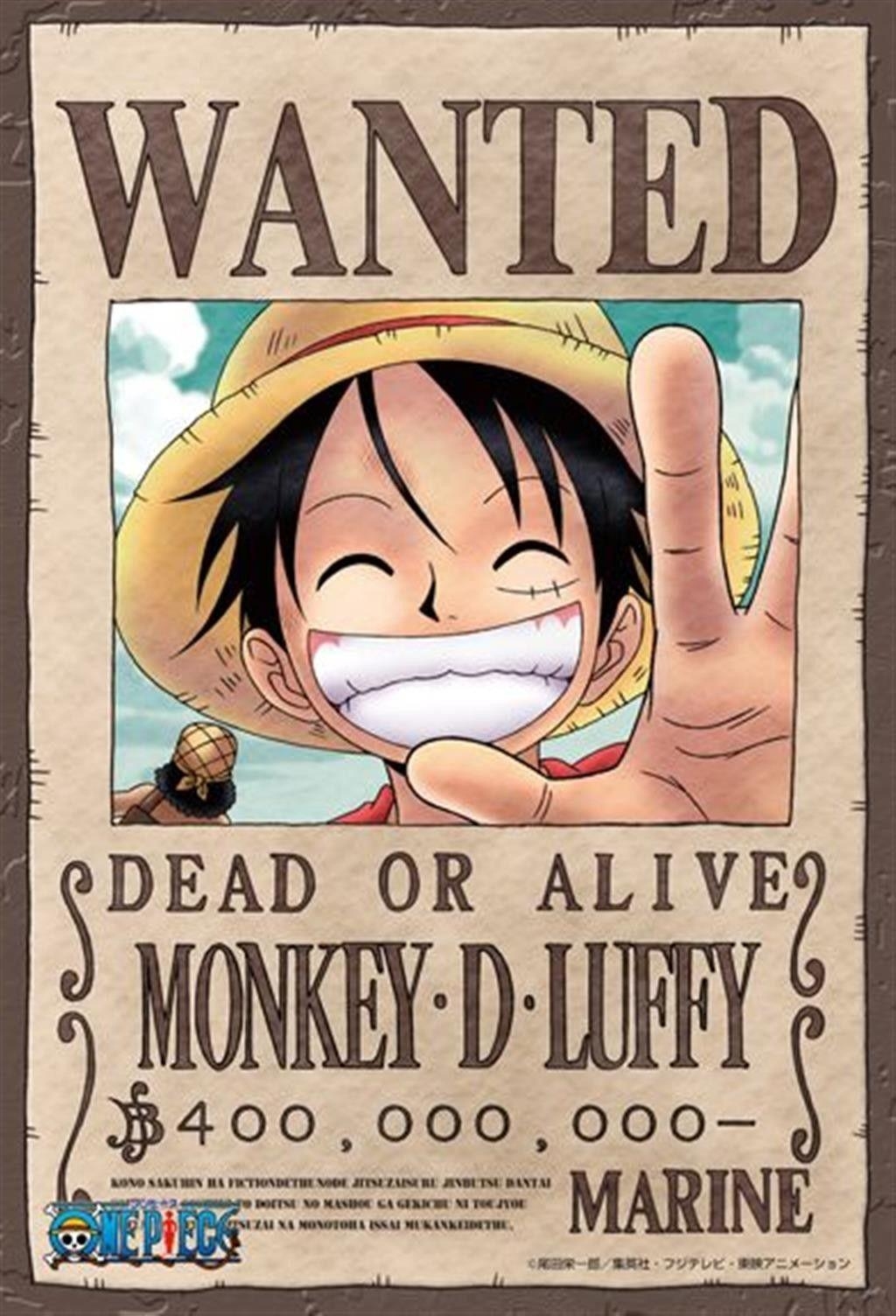 1030x1510 Luffy One Piece Wanted Poster Picture.com, Phone