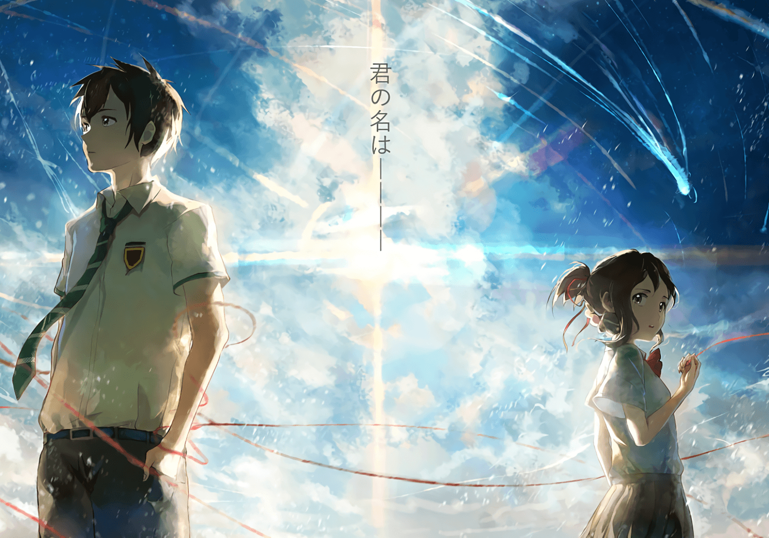 1500x1050 Download  Your Name, Taki Tachibana, Mitsuha Miyamizu, Desktop