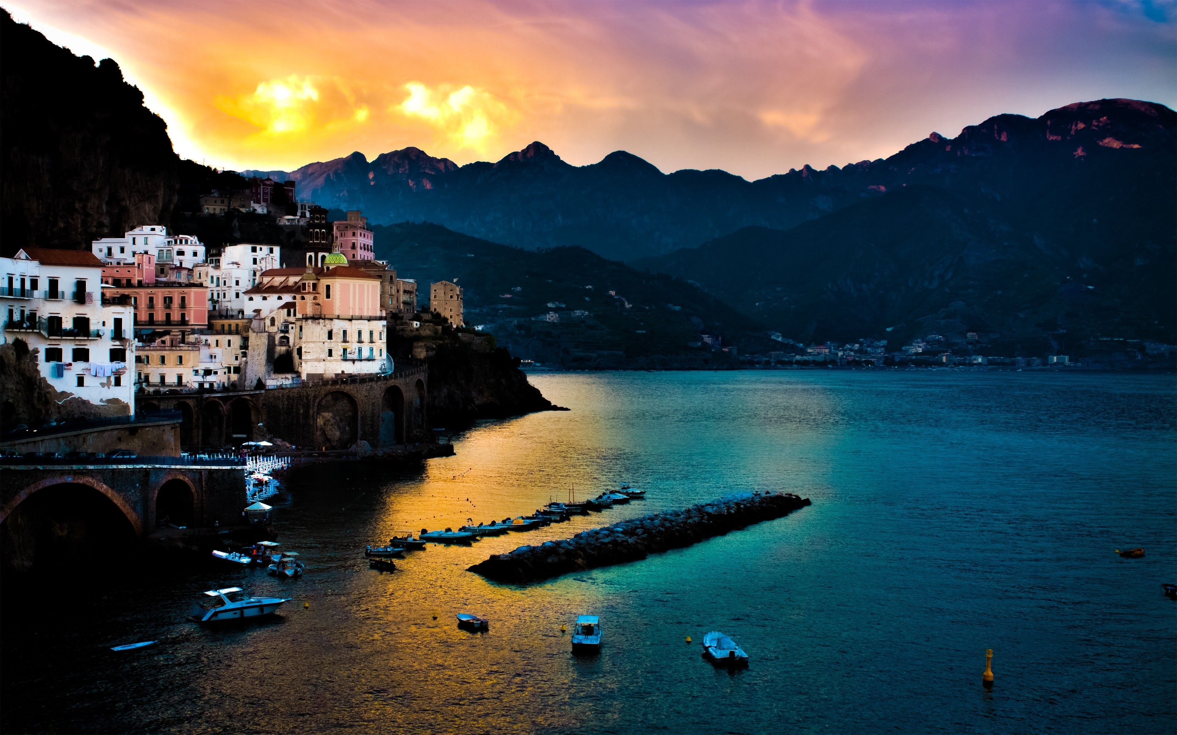 3840x2400 Amalfi HD Wallpaper, Desktop