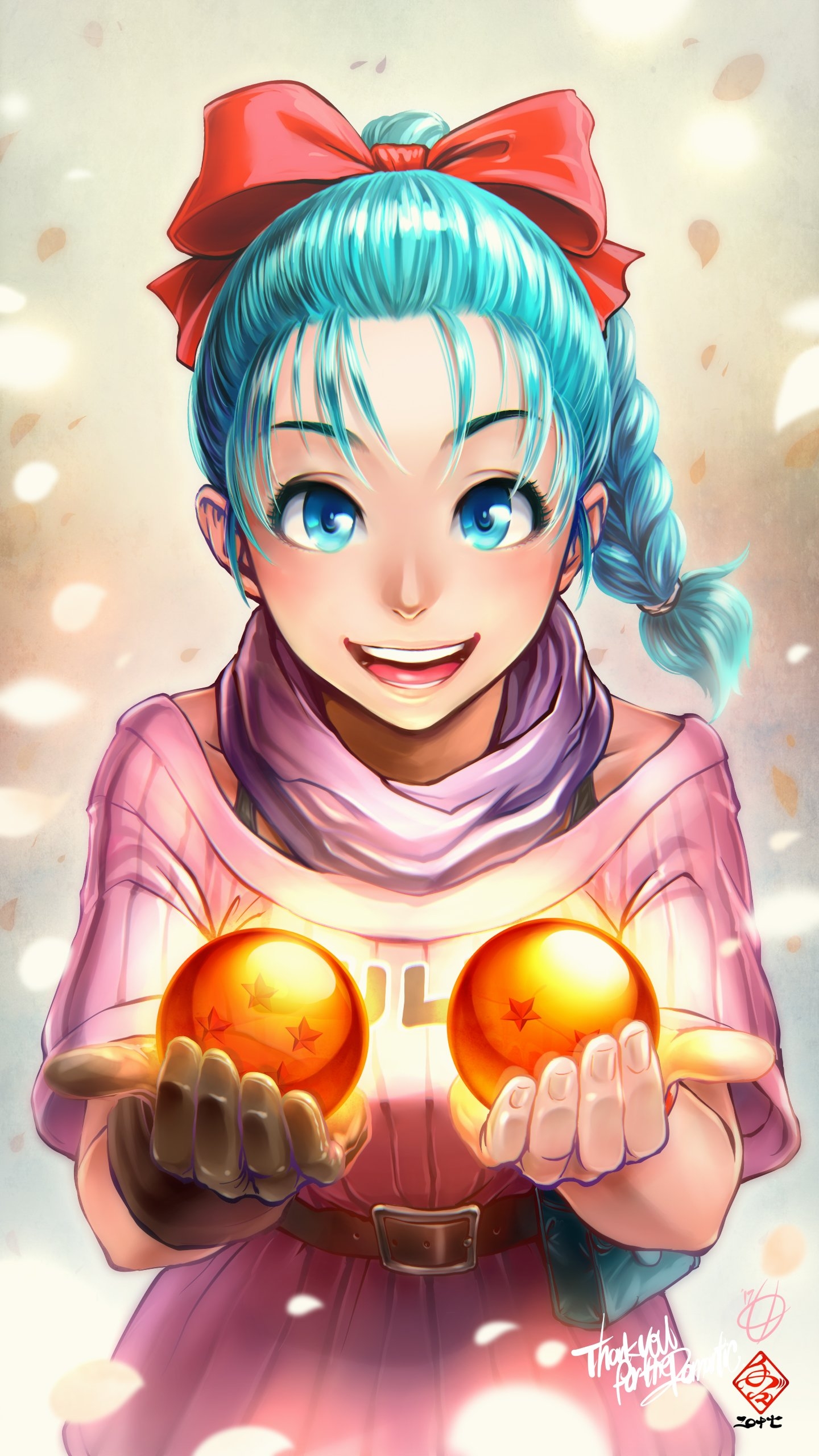 1440x2560 Wallpaper, Dragon Ball, Bulma, Phone