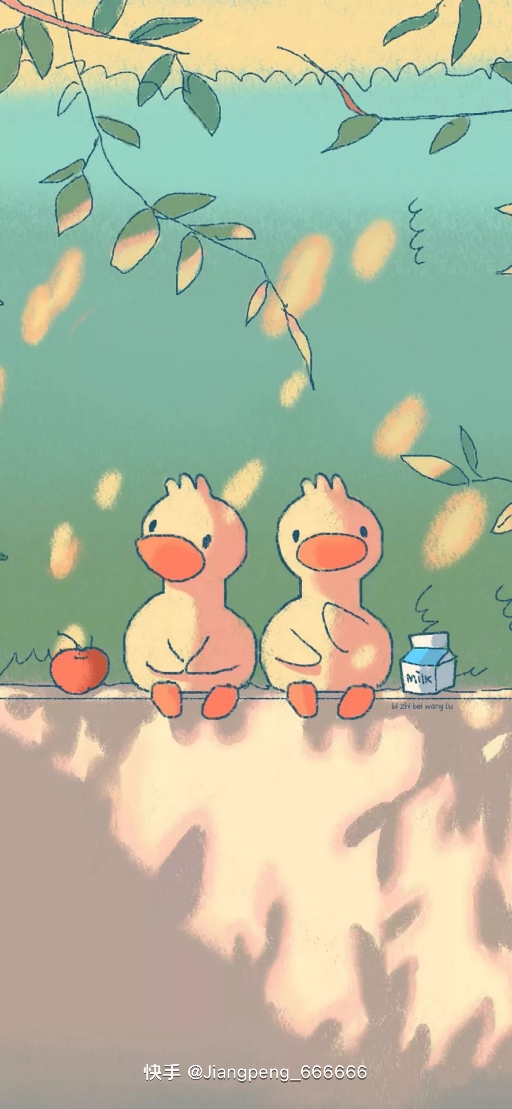 1780x3840 duck days. Cute cartoon wallpaper, Cartoon wallpaper, Wallpaper iphone cute, Phone