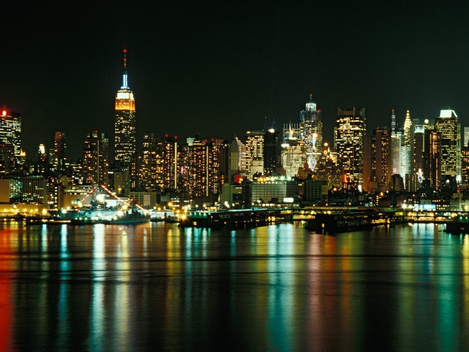 1600x1200 New York City Lights Wallpaper, Desktop