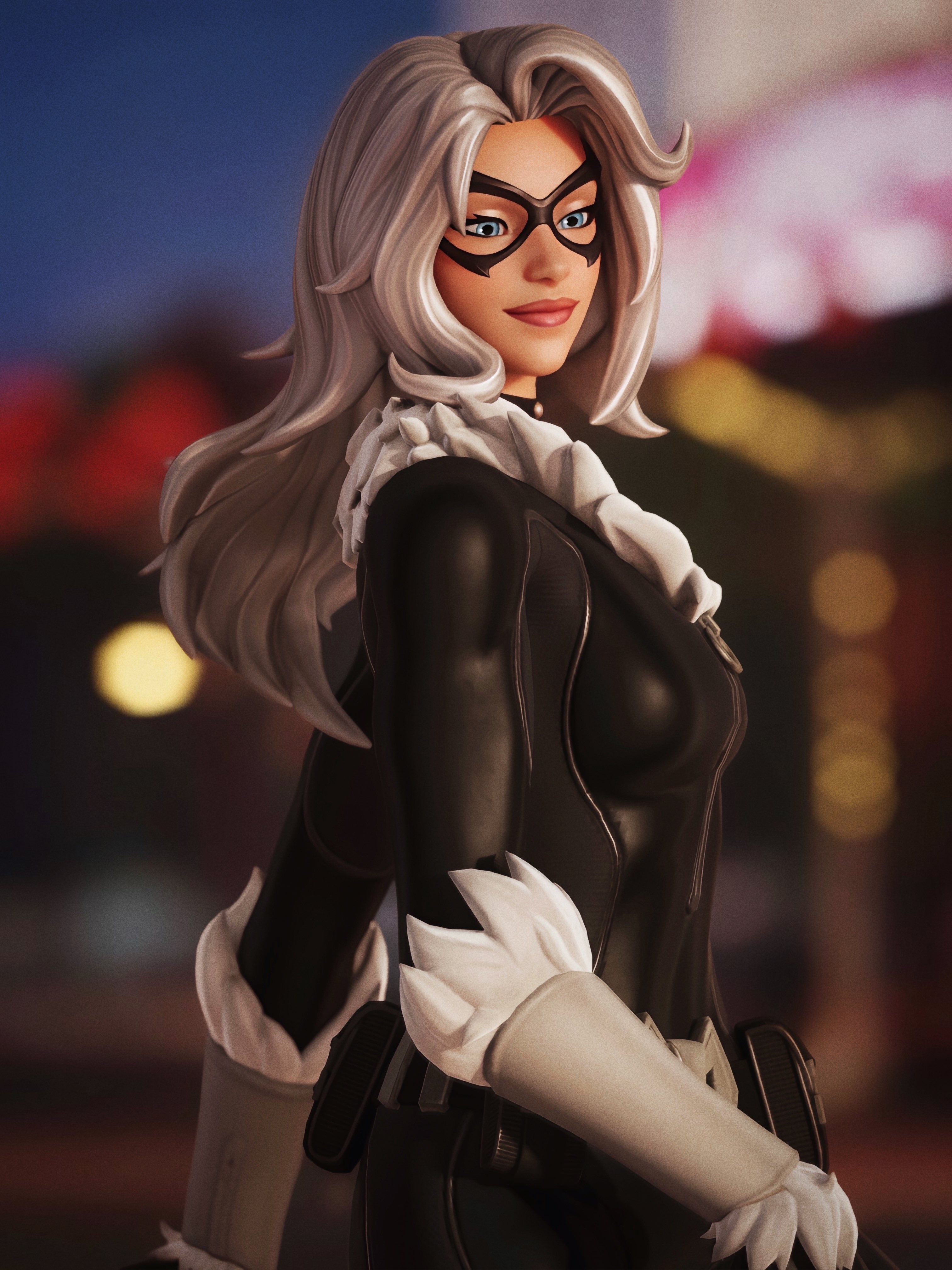 3030x4040 Black Cat Fortnite wallpaper, Phone