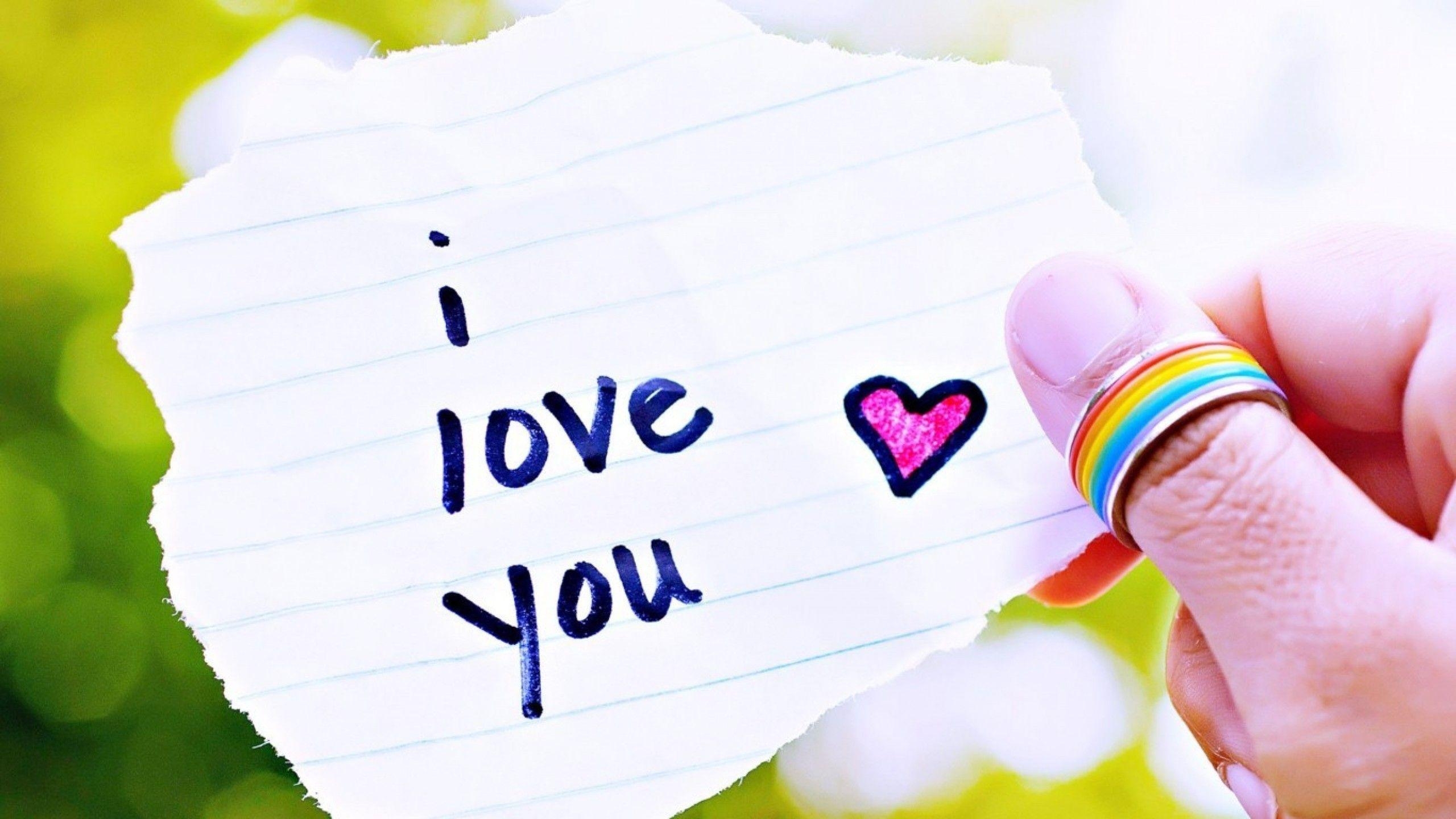 2560x1440 Sweet I Love You Image HD Free Download. I Love You Image, Desktop