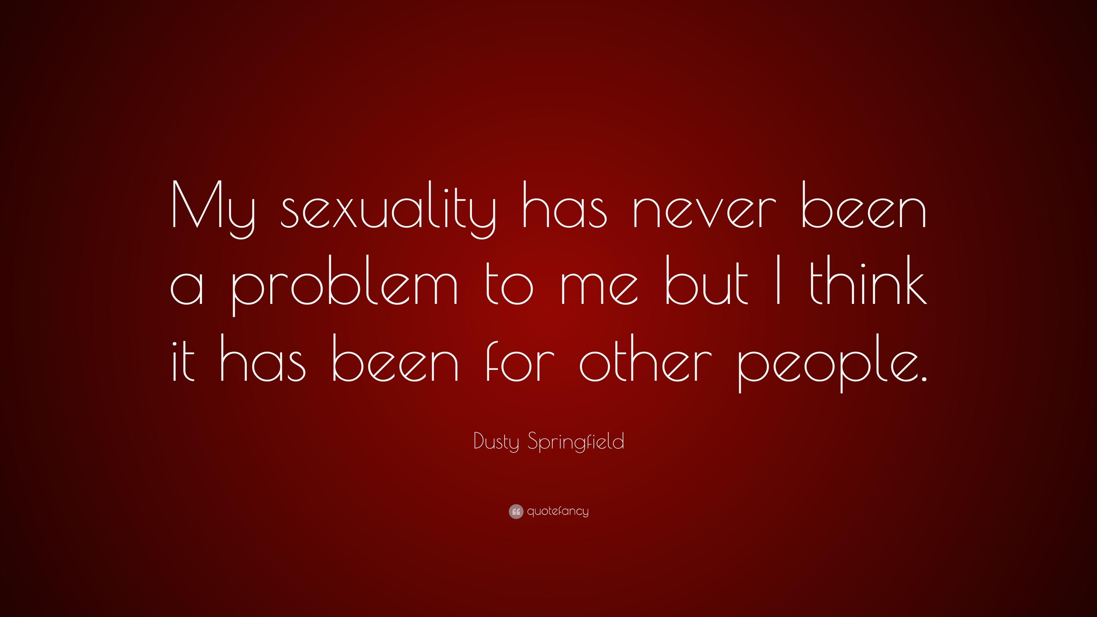 3840x2160 Dusty Springfield Quote: “My sexuality has never been a problem to, Desktop