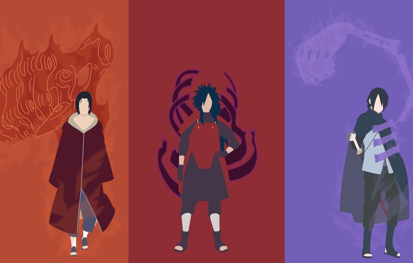 1340x850 Wallpaper sword, Naruto, armor, anime, katana, ken, blade, Itachi, ninja, Uchiha, manga, shinobi, Madara, Naruto Shippuden, doujutsu, nukenin image for desktop, section минимализм, Desktop