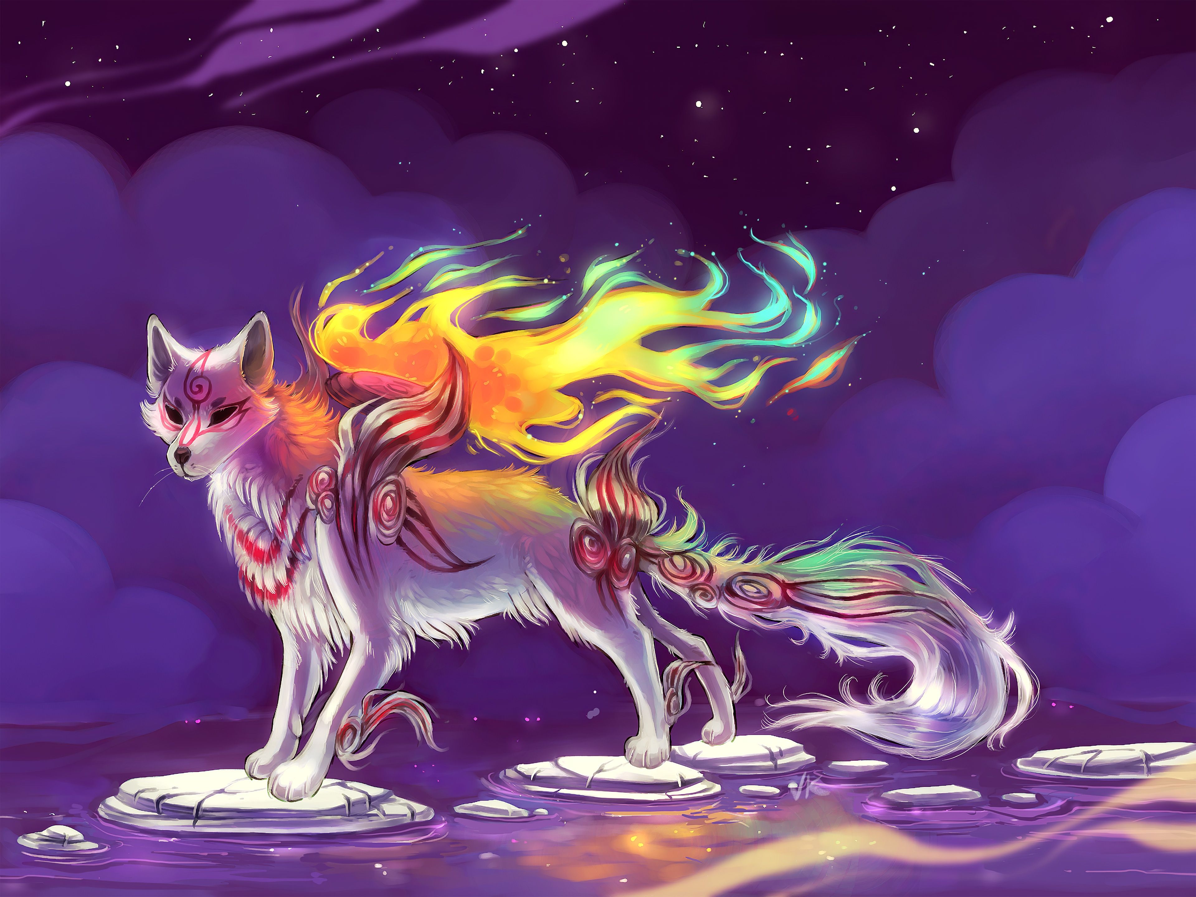 3840x2880 Magical Fox 4k, HD Artist, 4k Wallpaper, Image, Background, Photo and Picture, Desktop