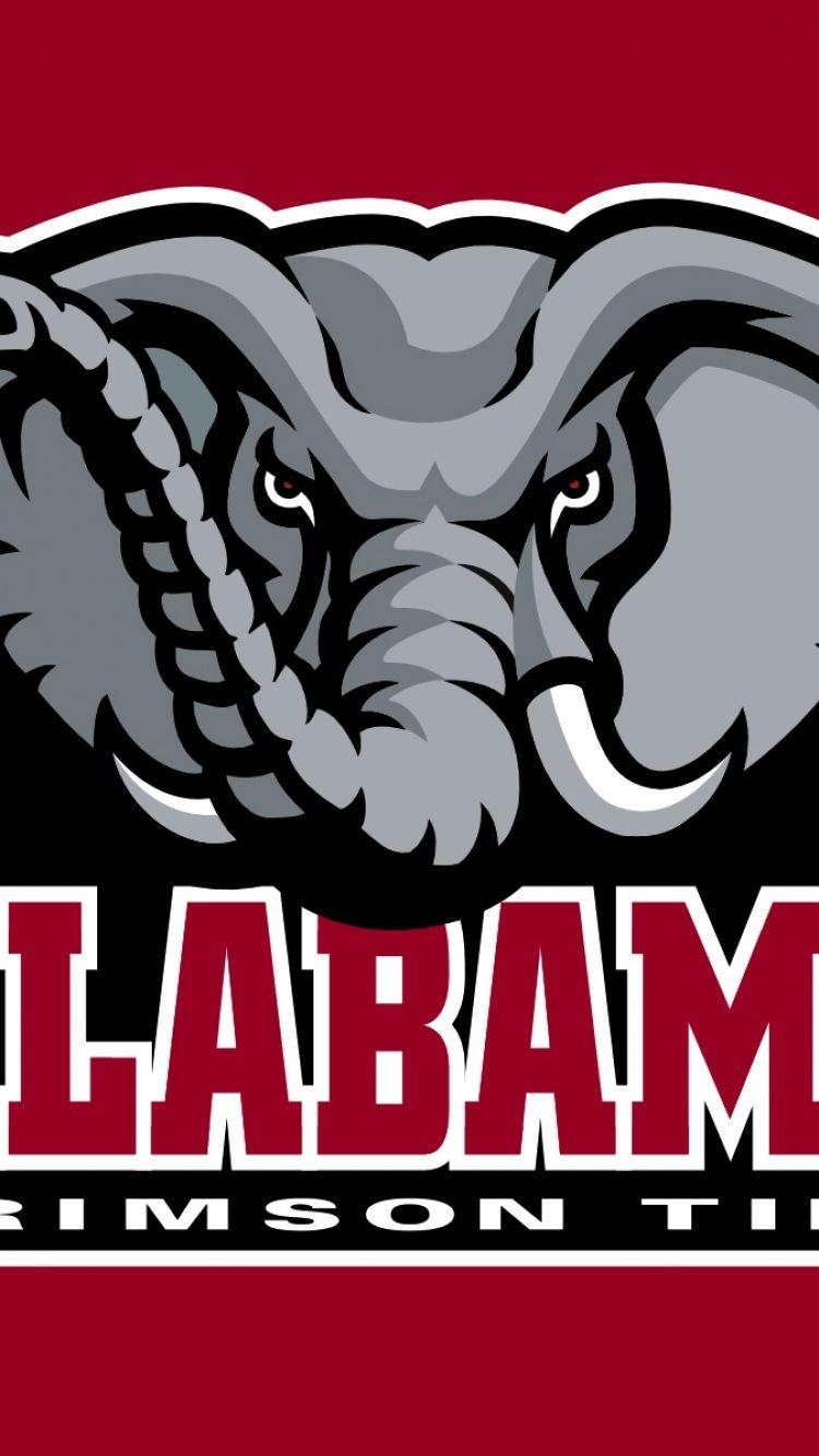 750x1340 Alabama Crimson Tide Logo Wallpaper, Phone