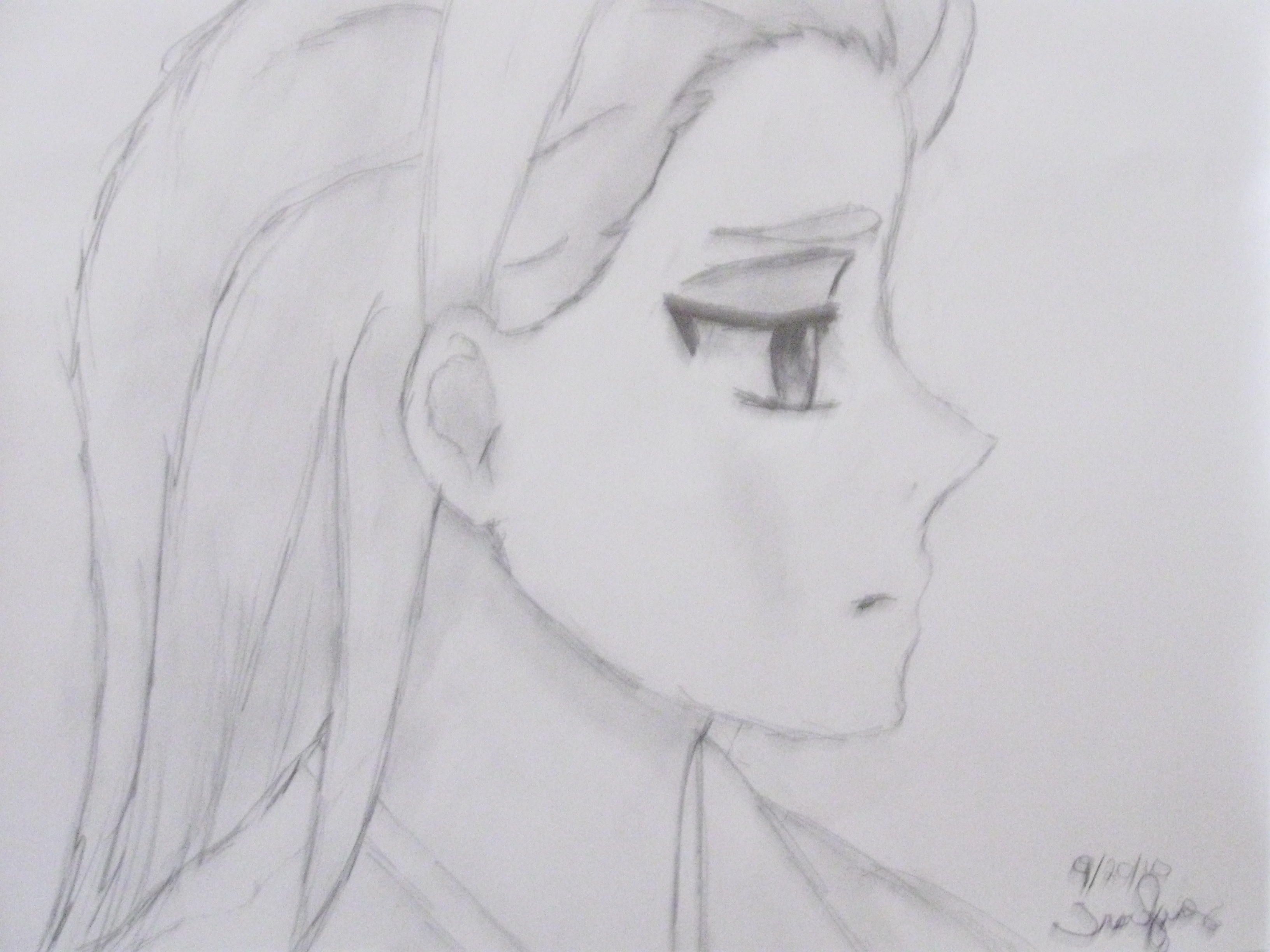 3270x2450 Ideas For Headphone Sad Anime Girl Sketch, Desktop